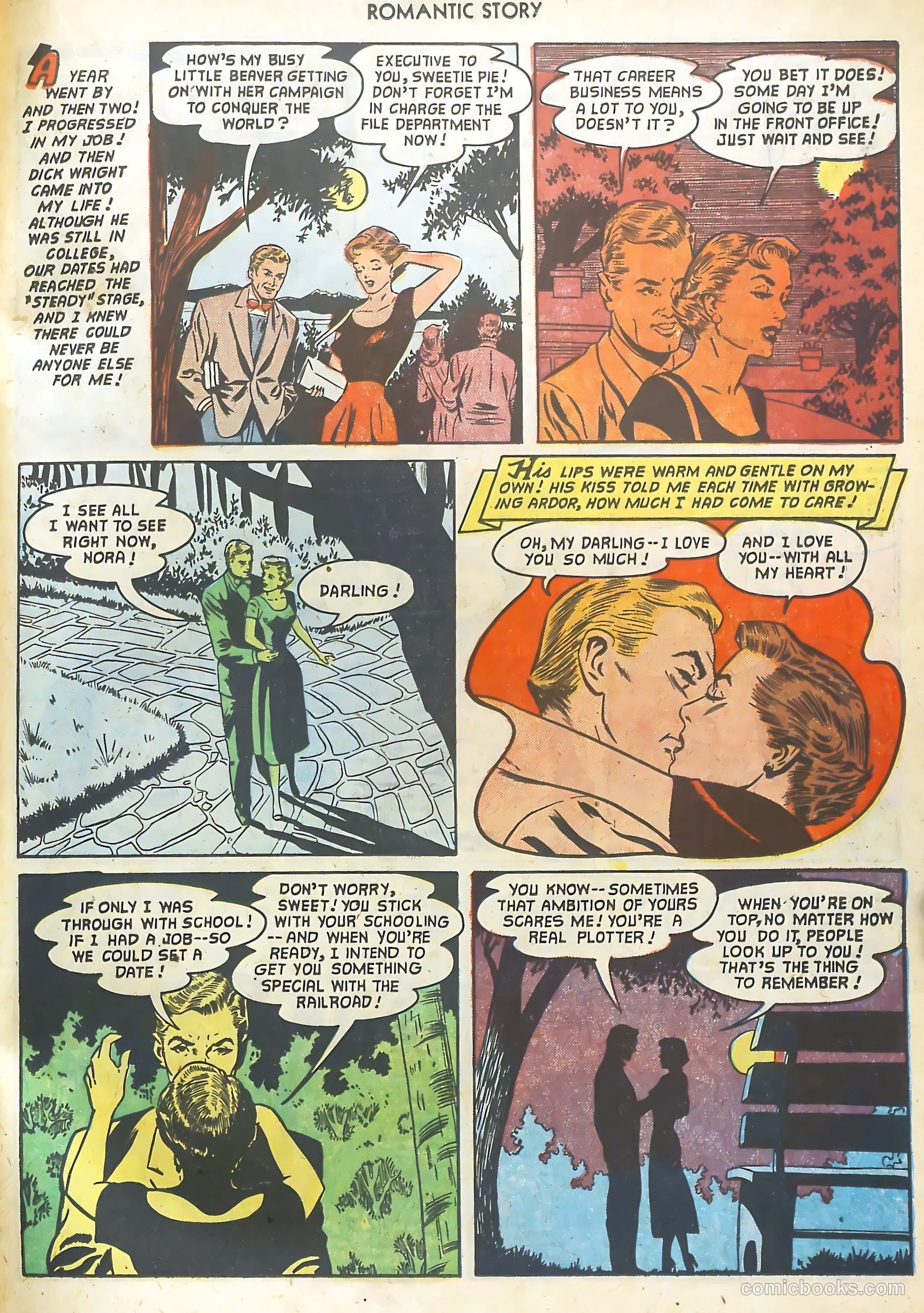 Romantic Story #19 (1952) — page 15 of 36