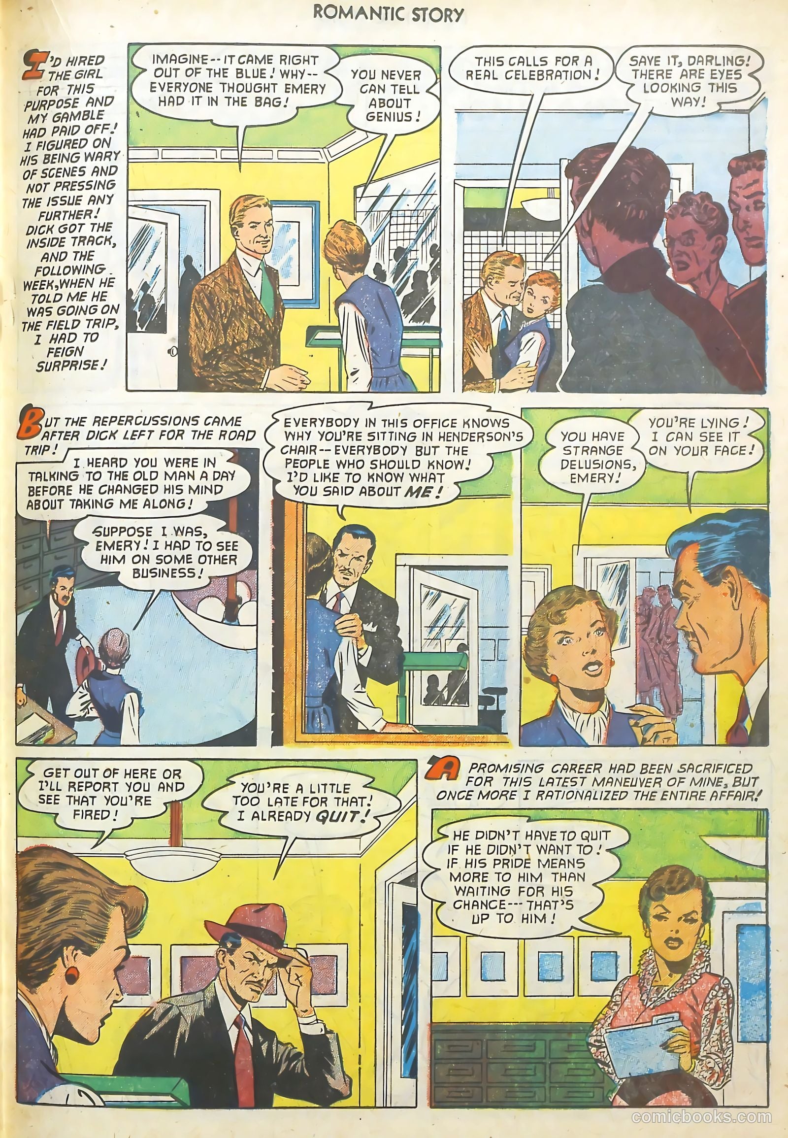 Romantic Story #19 (1952) — page 19 of 36