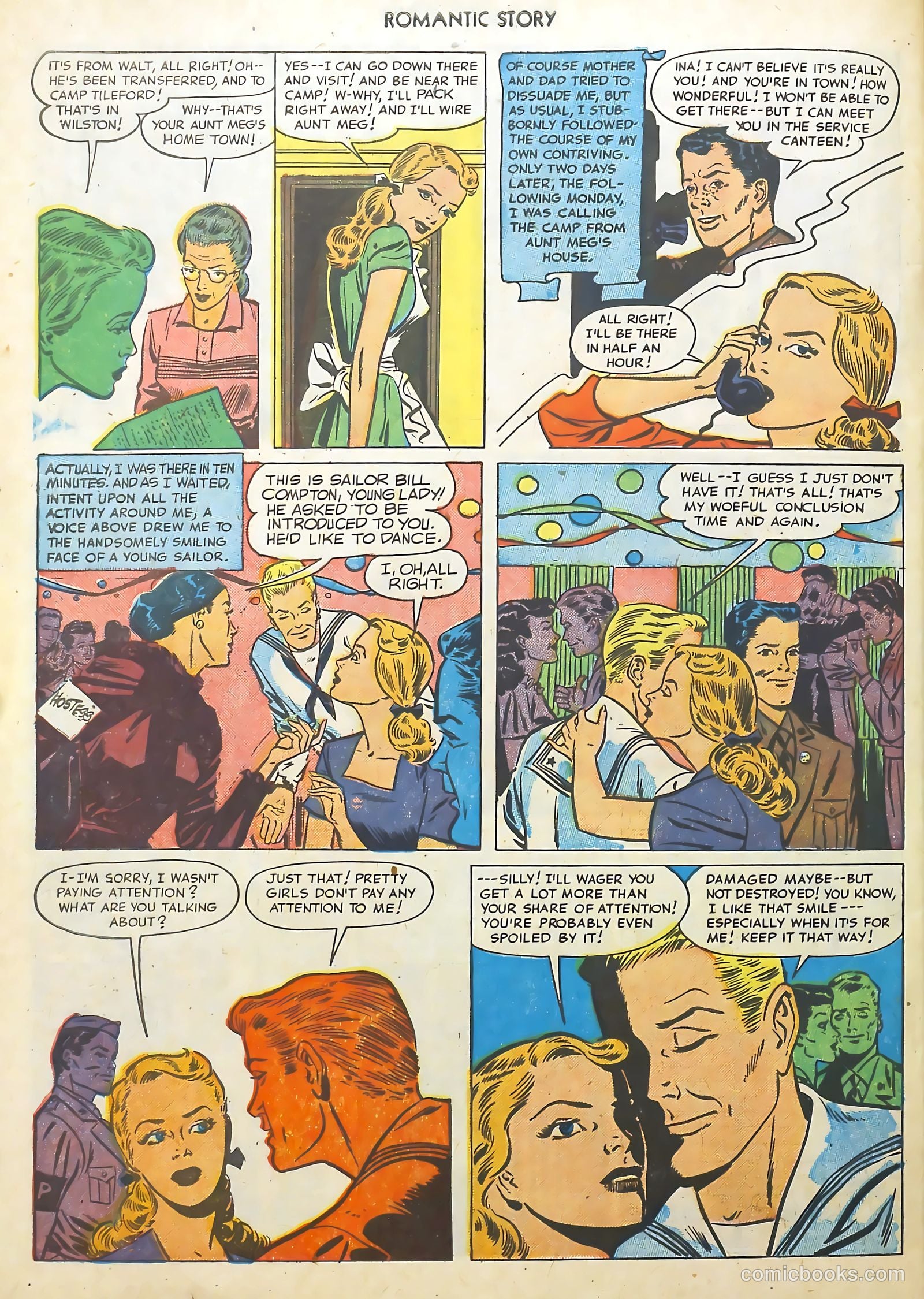 Romantic Story #19 (1952) — page 30 of 36