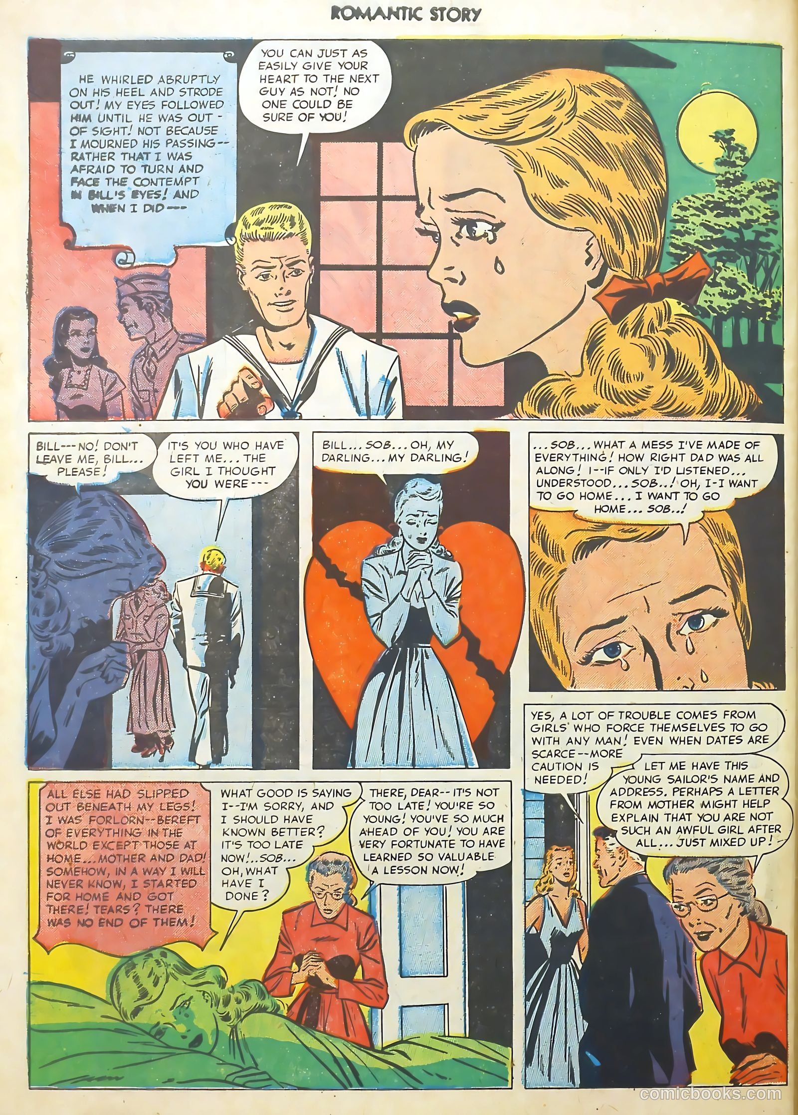 Romantic Story #19 (1952) — page 34 of 36