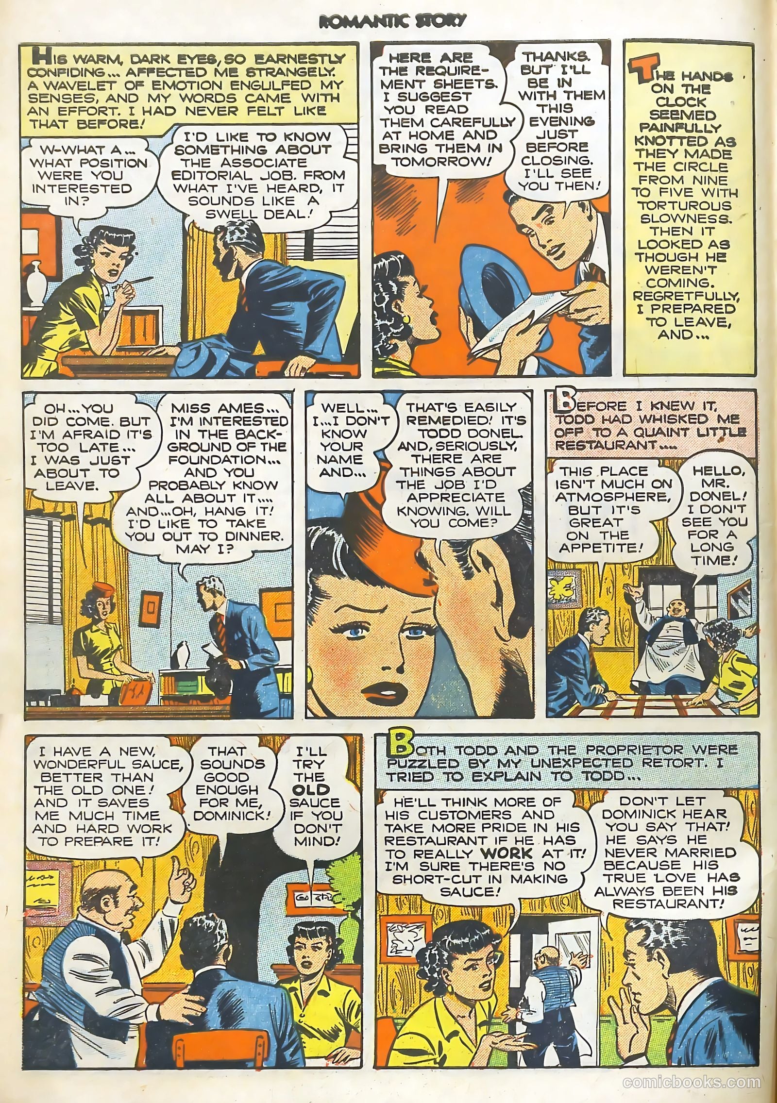 Romantic Story #2 (1950) — page 6 of 52