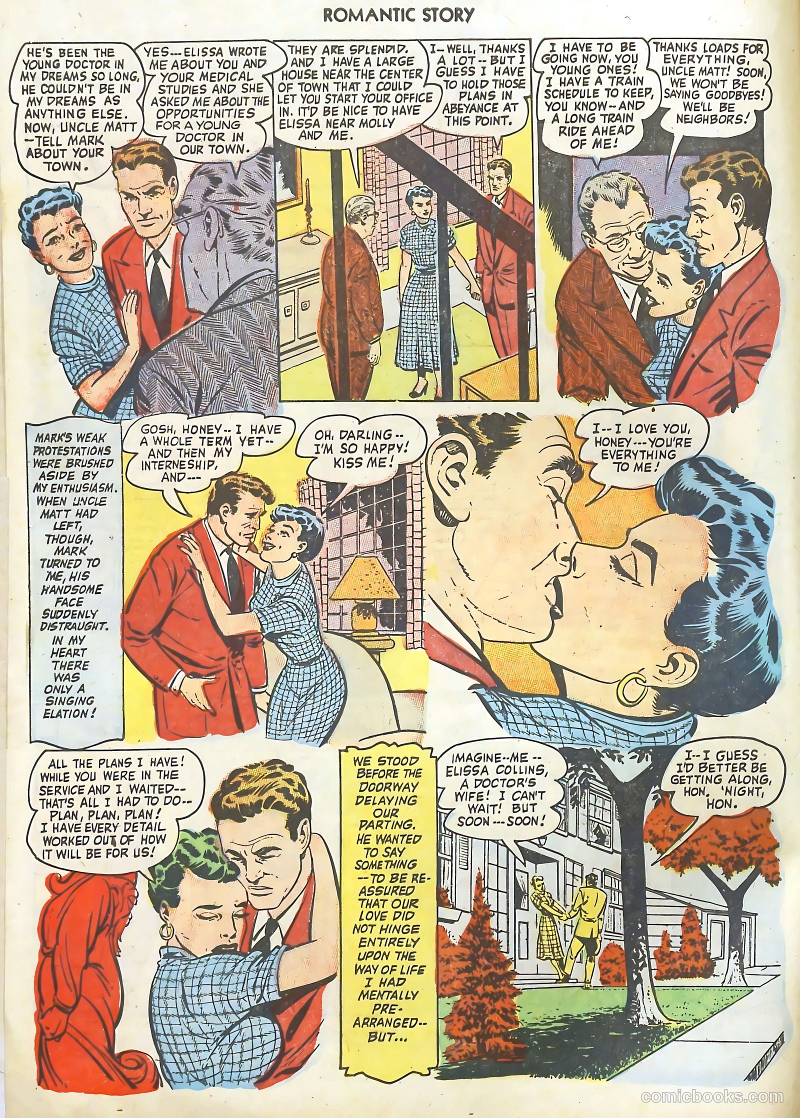 Romantic Story #20 (1953) — page 4 of 36