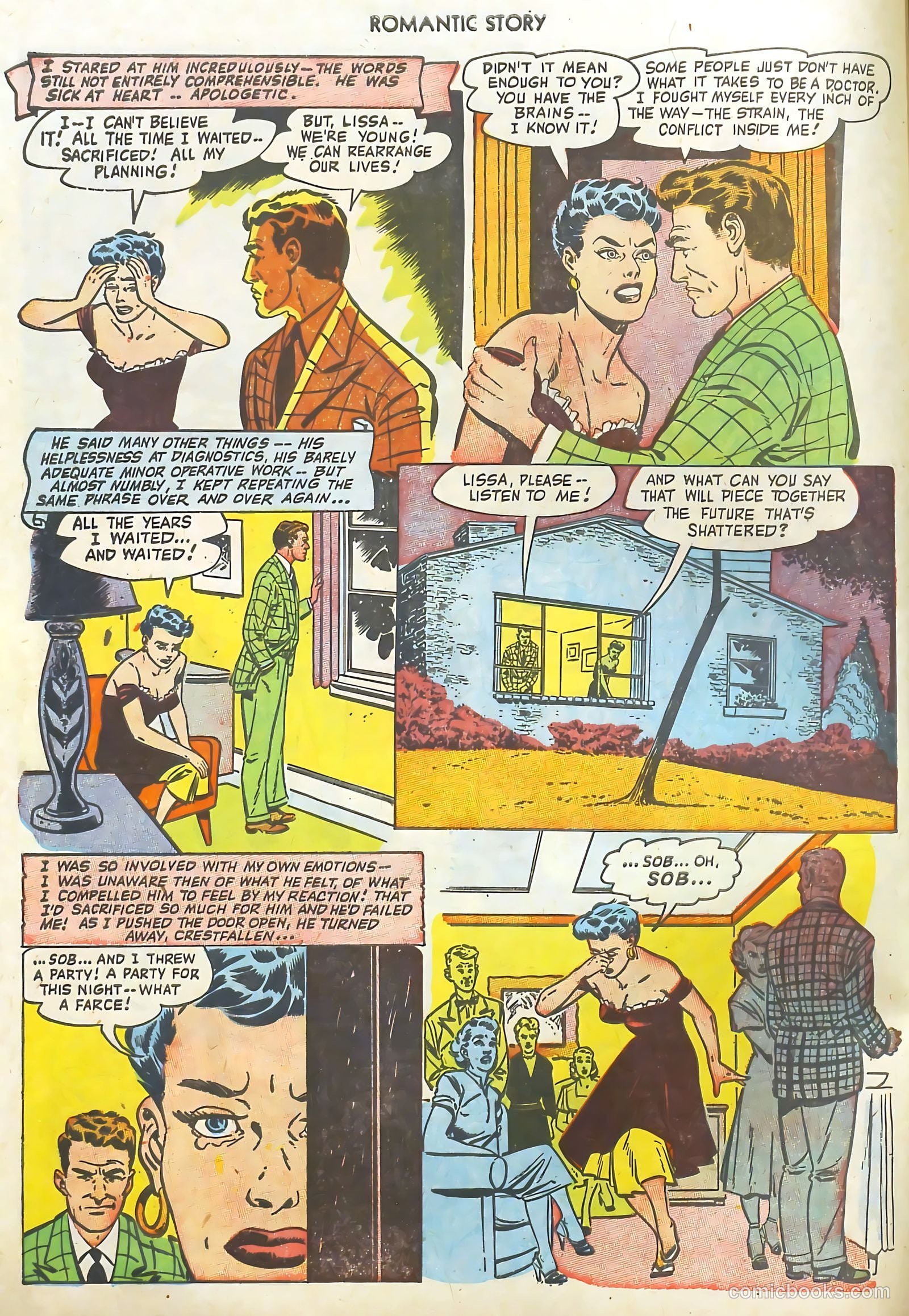 Romantic Story #20 (1953) — page 6 of 36
