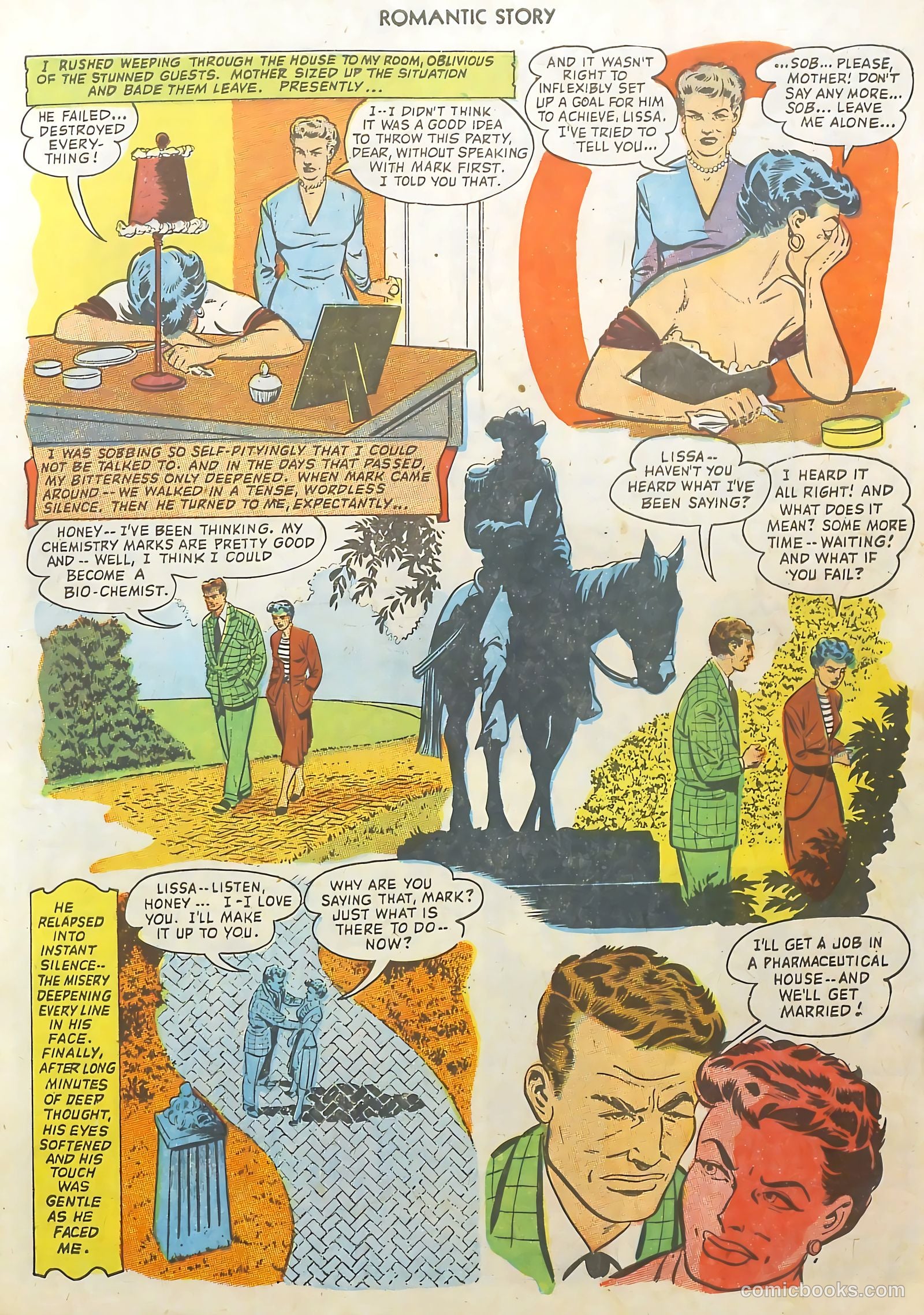 Romantic Story #20 (1953) — page 7 of 36