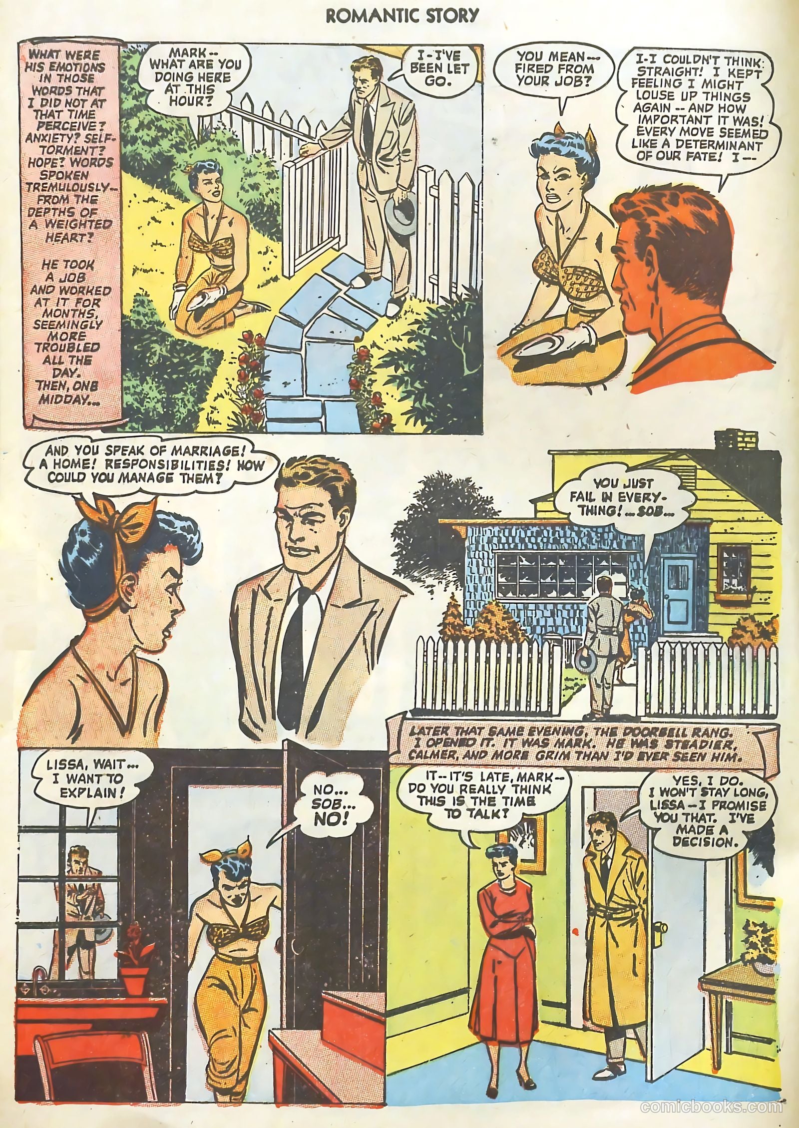 Romantic Story #20 (1953) — page 8 of 36
