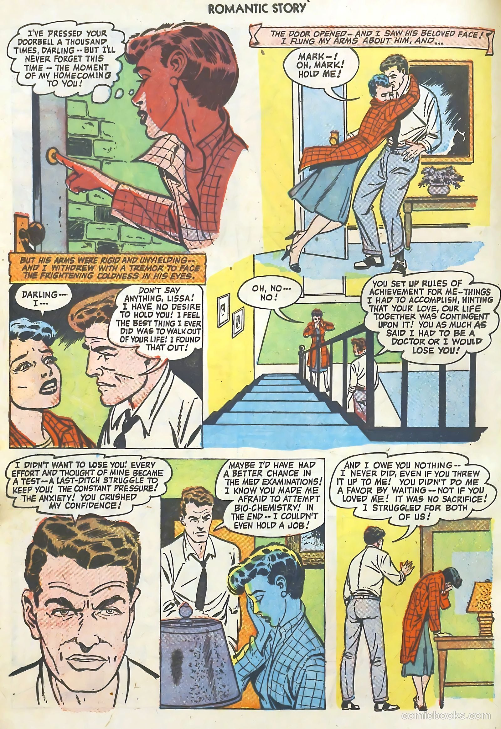 Romantic Story #20 (1953) — page 12 of 36