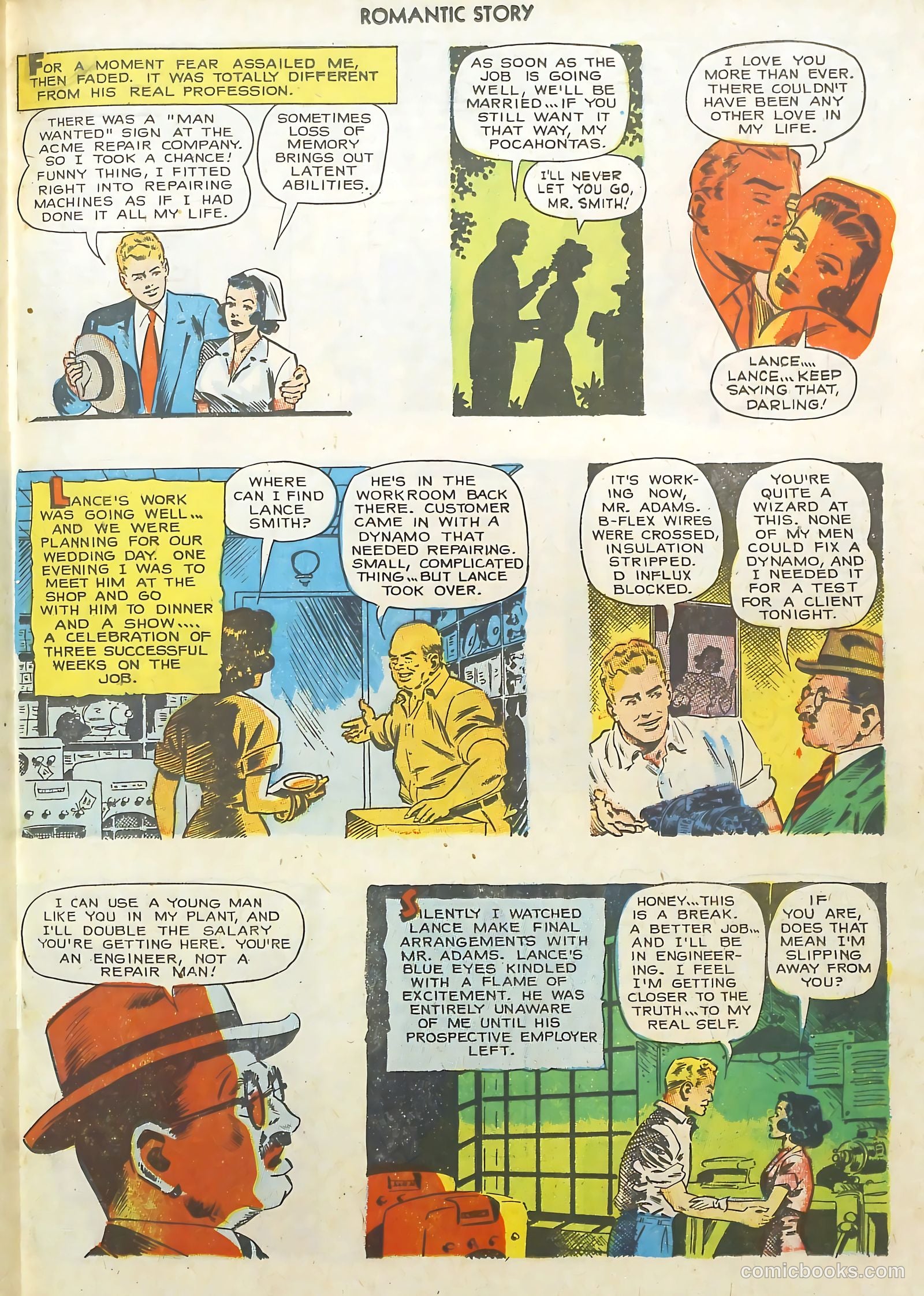 Romantic Story #20 (1953) — page 19 of 36