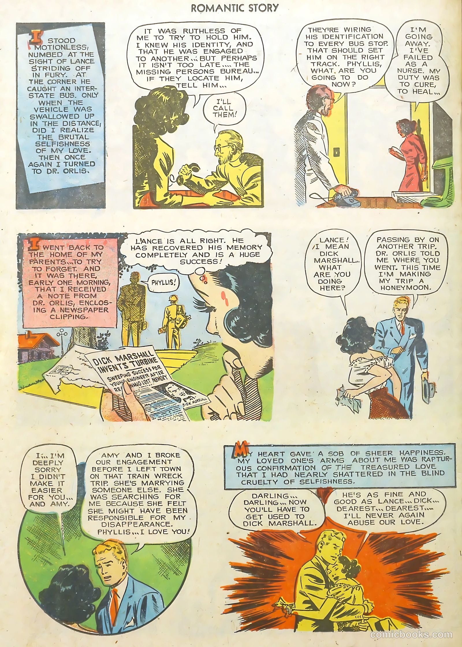 Romantic Story #20 (1953) — page 22 of 36