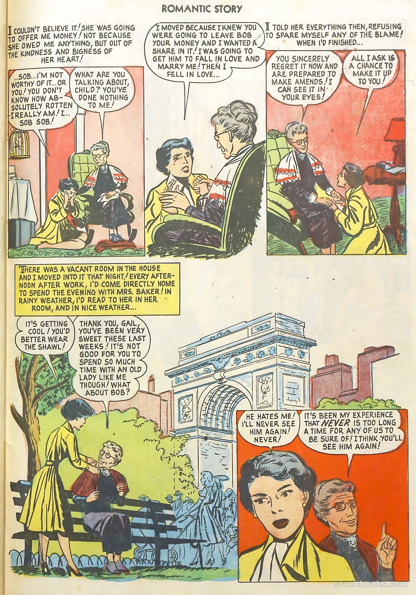 Romantic Story #20 (1953) — page 33 of 36