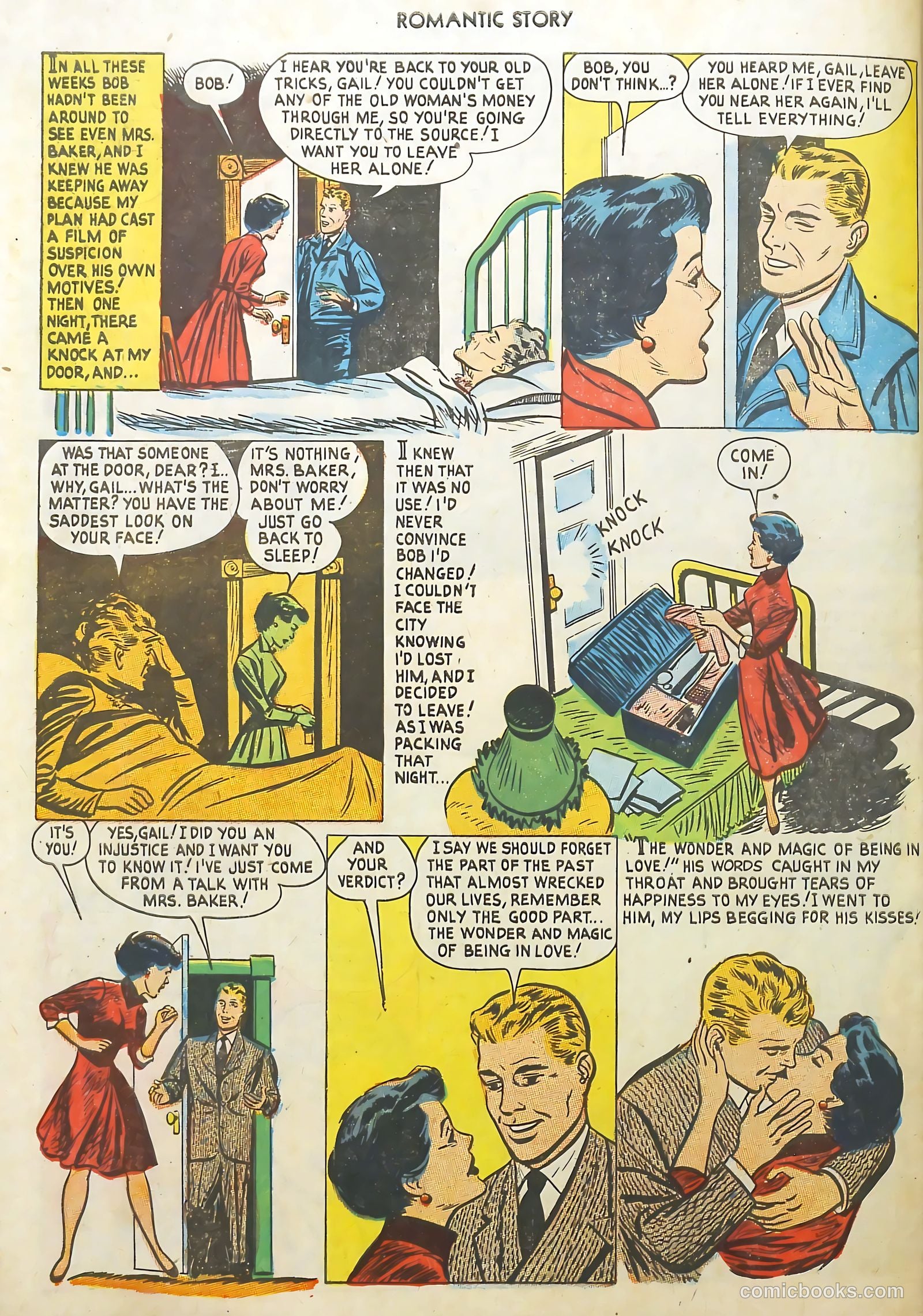 Romantic Story #20 (1953) — page 34 of 36