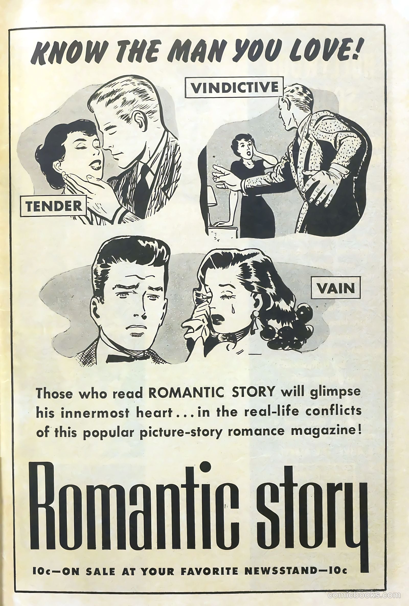 Romantic Story #20 (1953) — page 35 of 36
