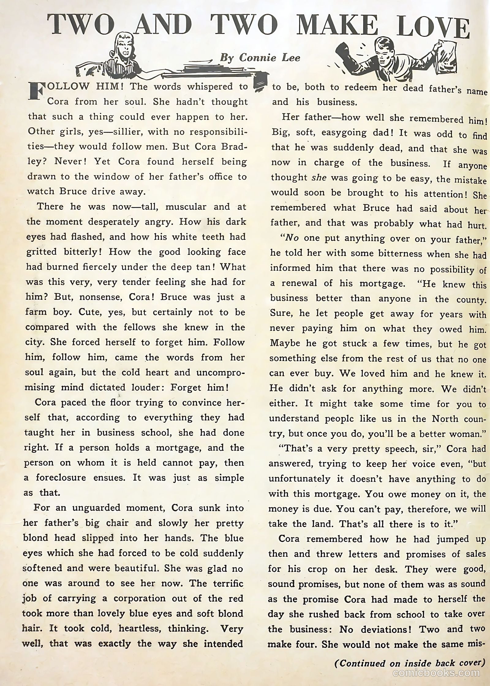 Romantic Story #21 (1953) — page 2 of 36