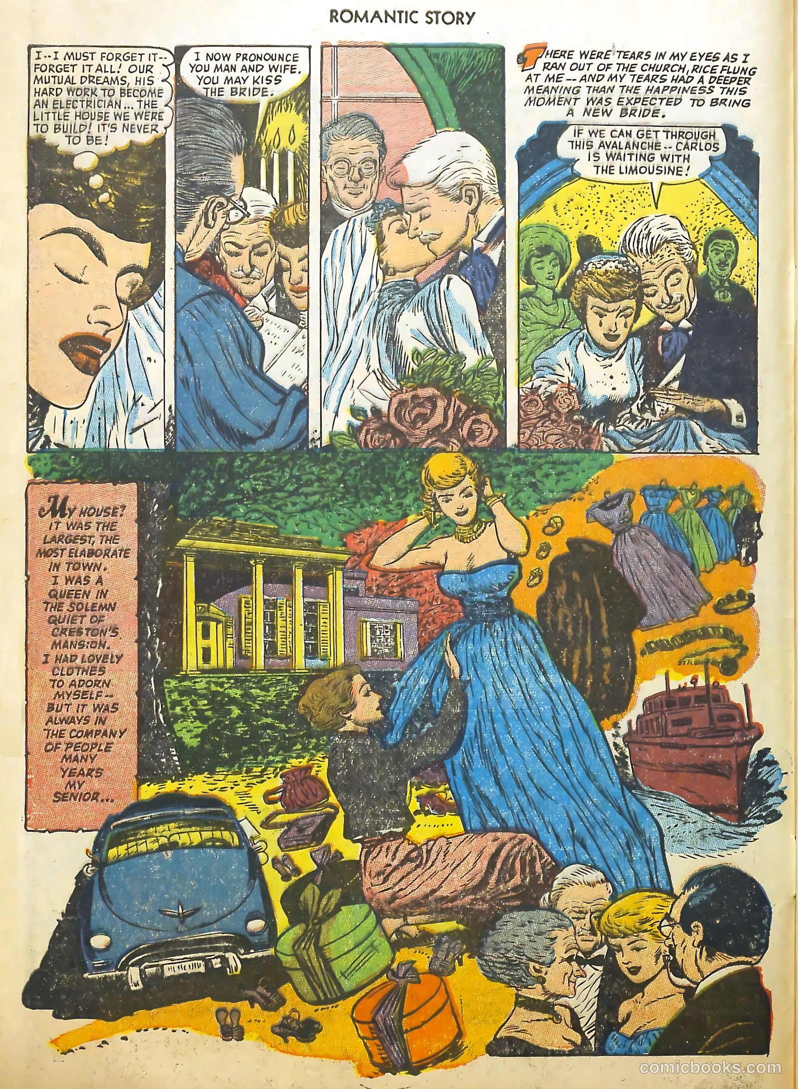 Romantic Story #21 (1953) — page 4 of 36