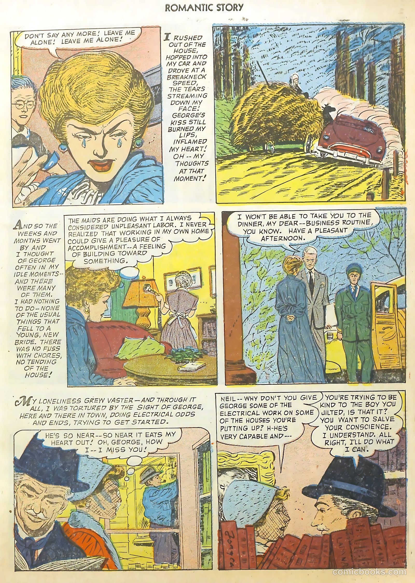 Romantic Story #21 (1953) — page 7 of 36