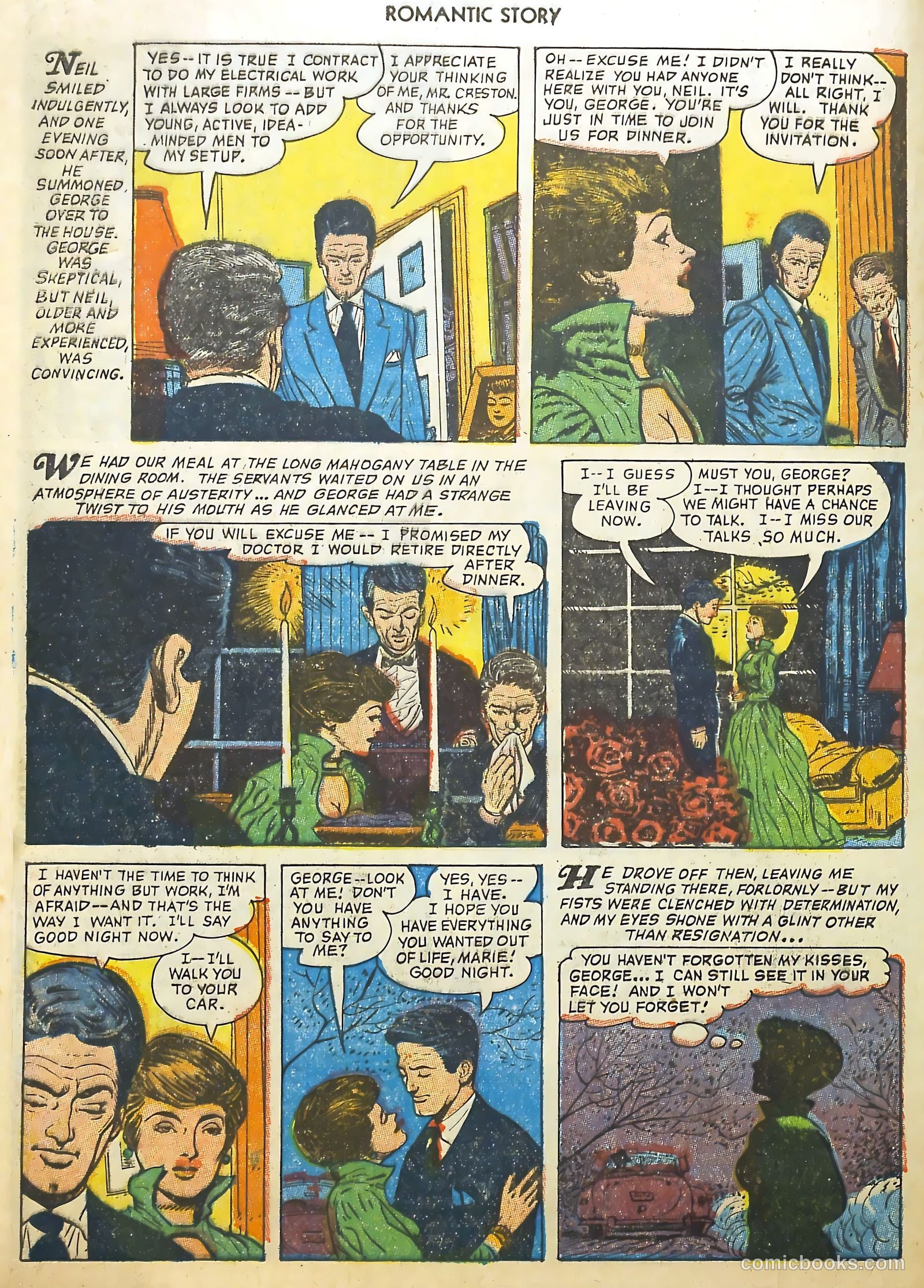 Romantic Story #21 (1953) — page 8 of 36