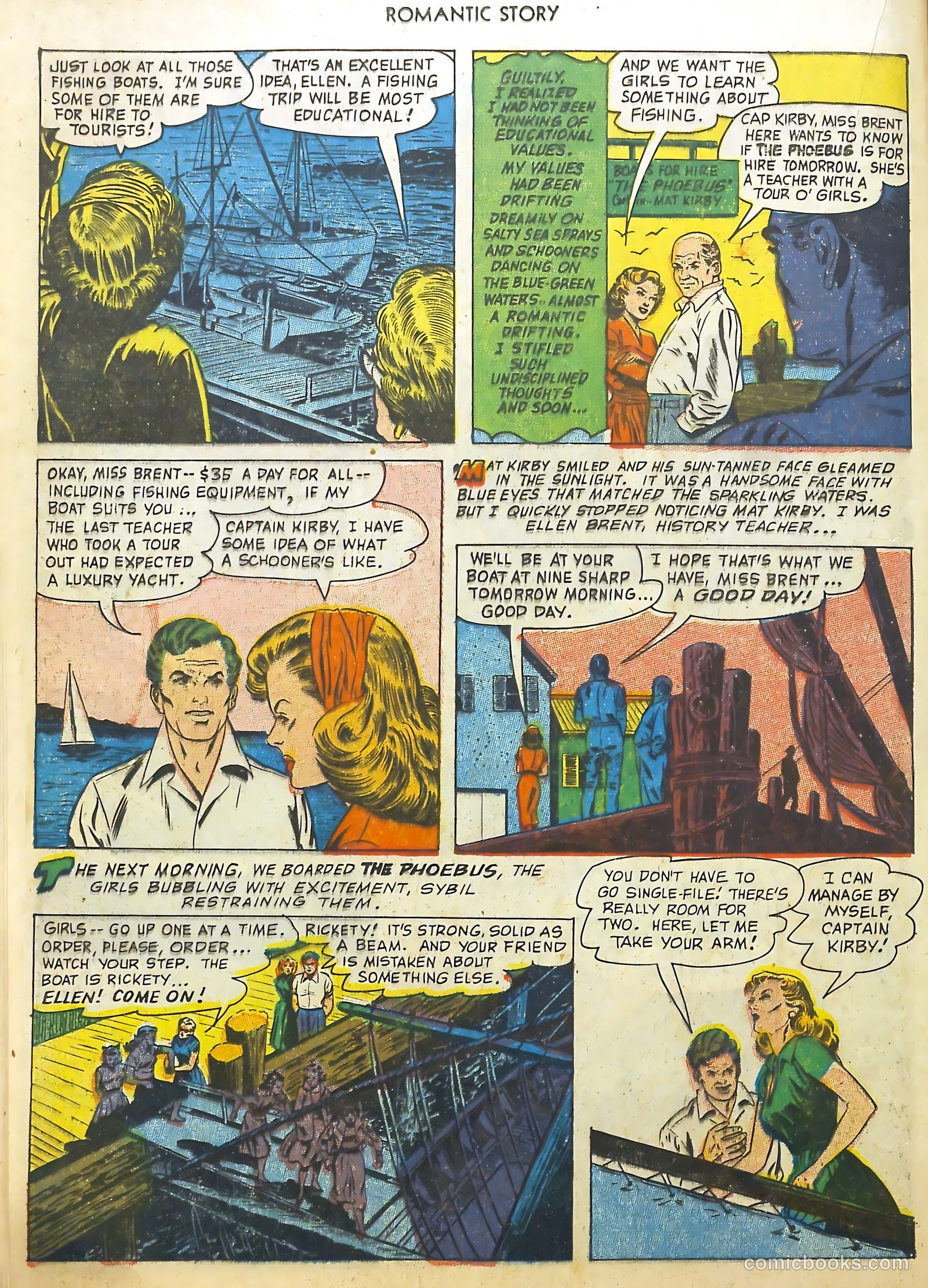 Romantic Story #21 (1953) — page 16 of 36
