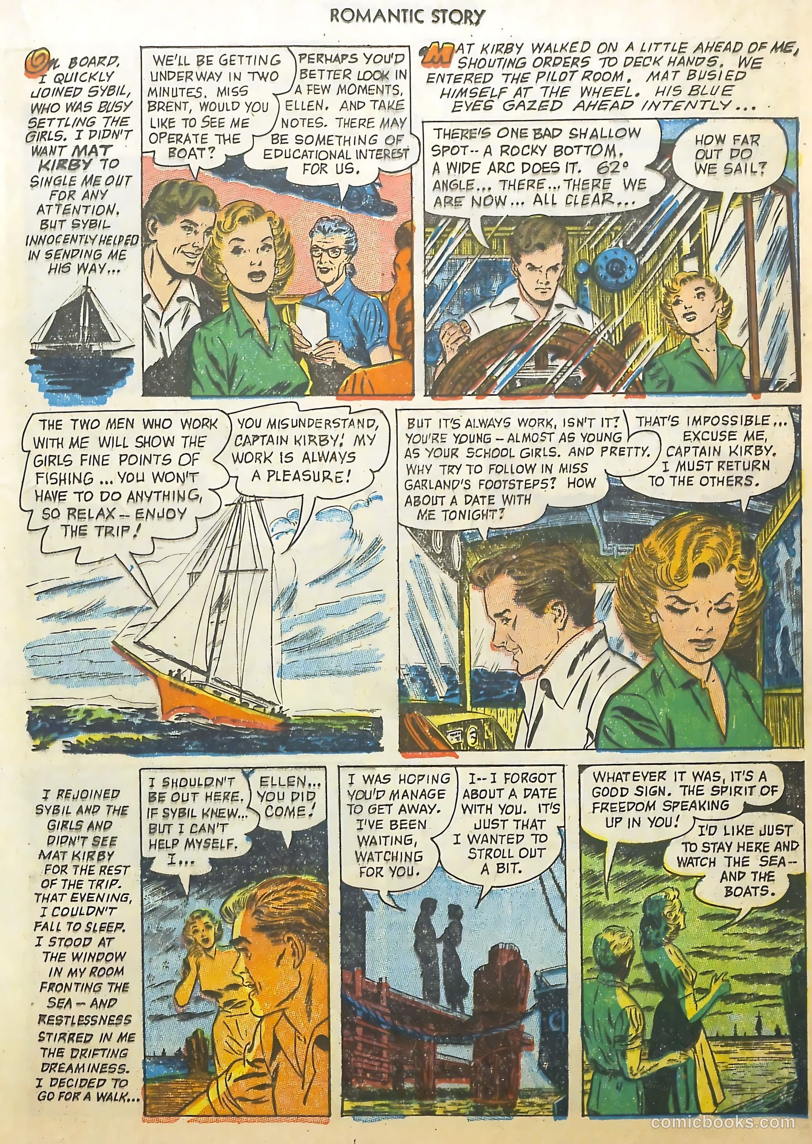 Romantic Story #21 (1953) — page 17 of 36