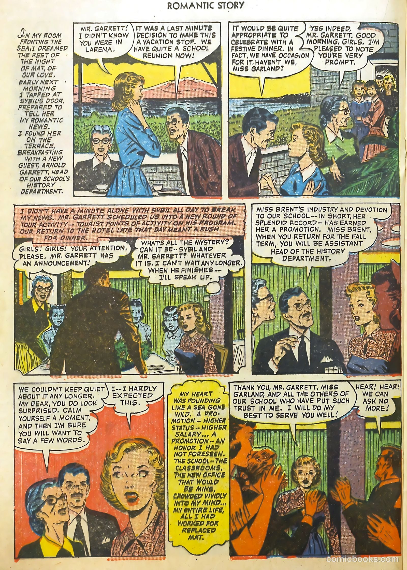 Romantic Story #21 (1953) — page 20 of 36