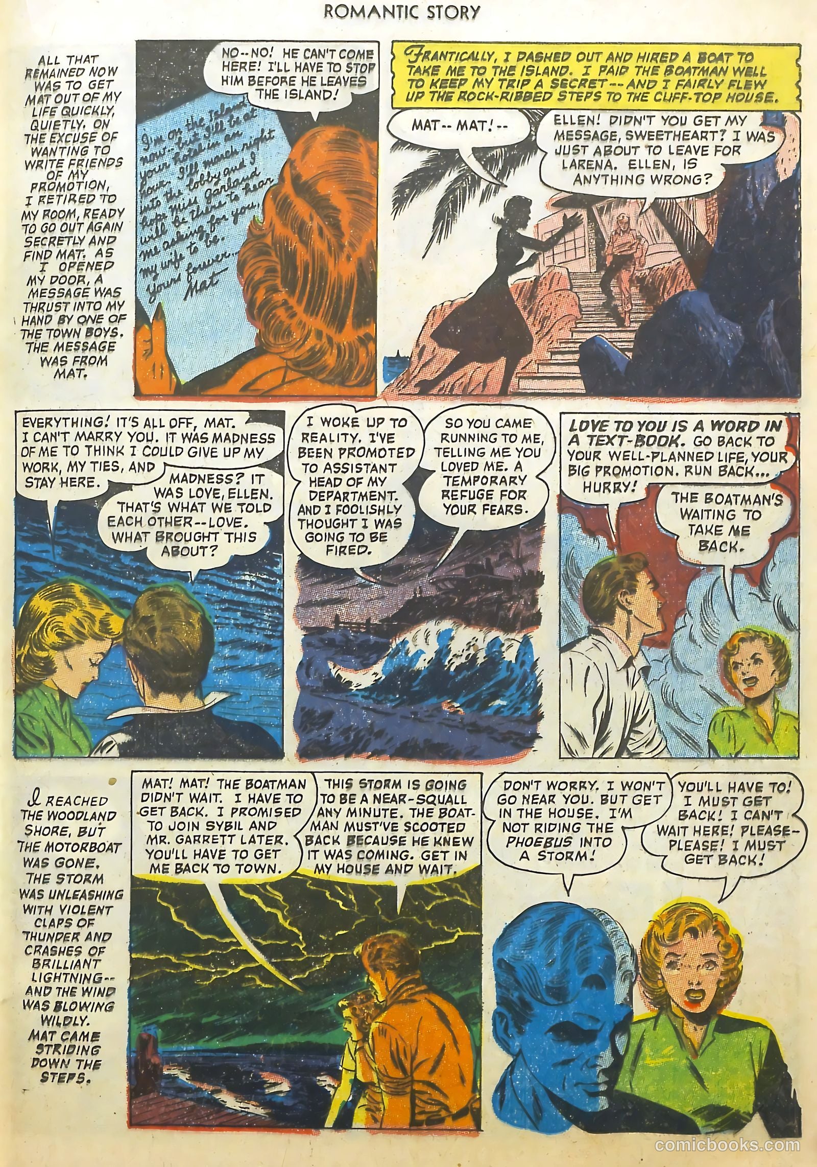 Romantic Story #21 (1953) — page 21 of 36
