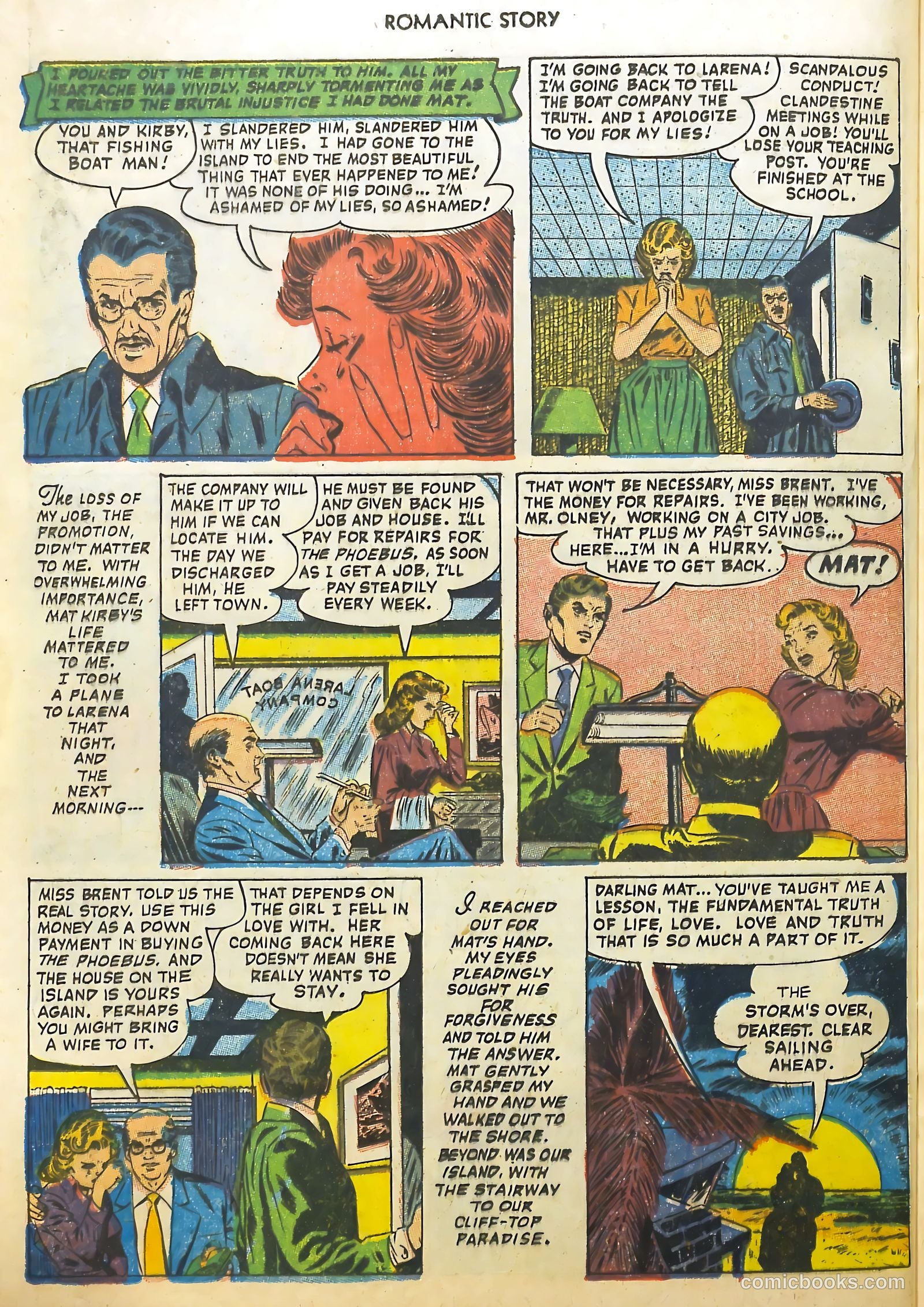 Romantic Story #21 (1953) — page 24 of 36