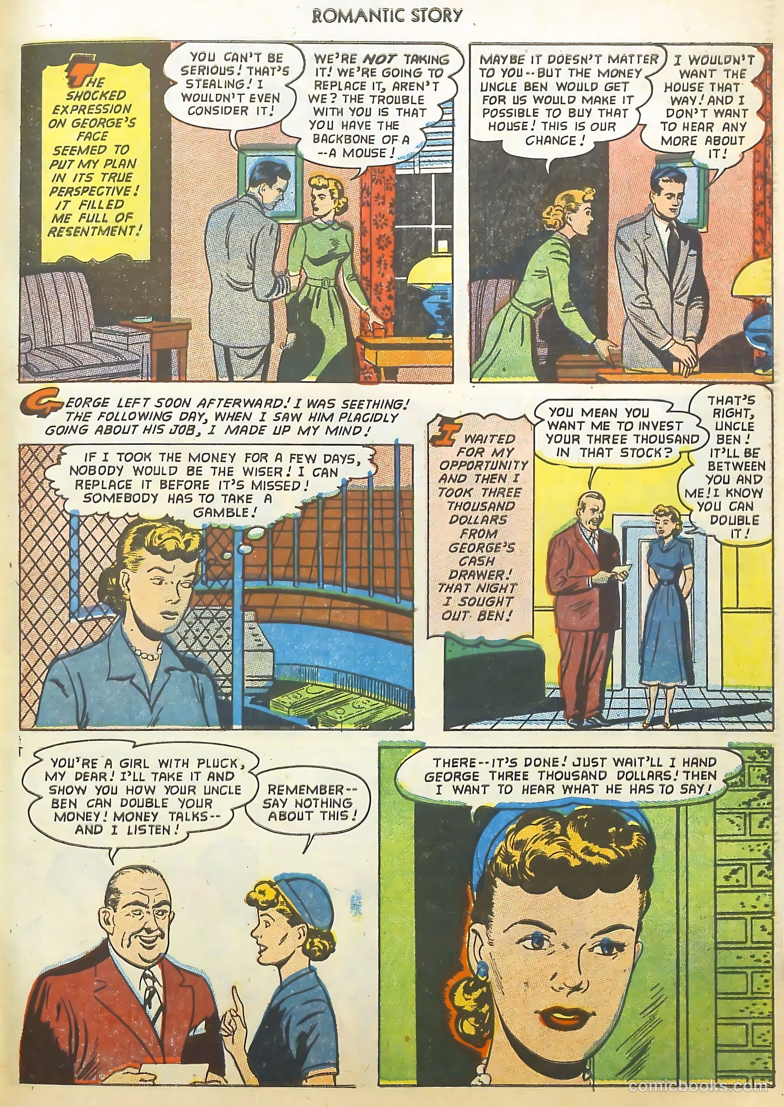 Romantic Story #21 (1953) — page 31 of 36
