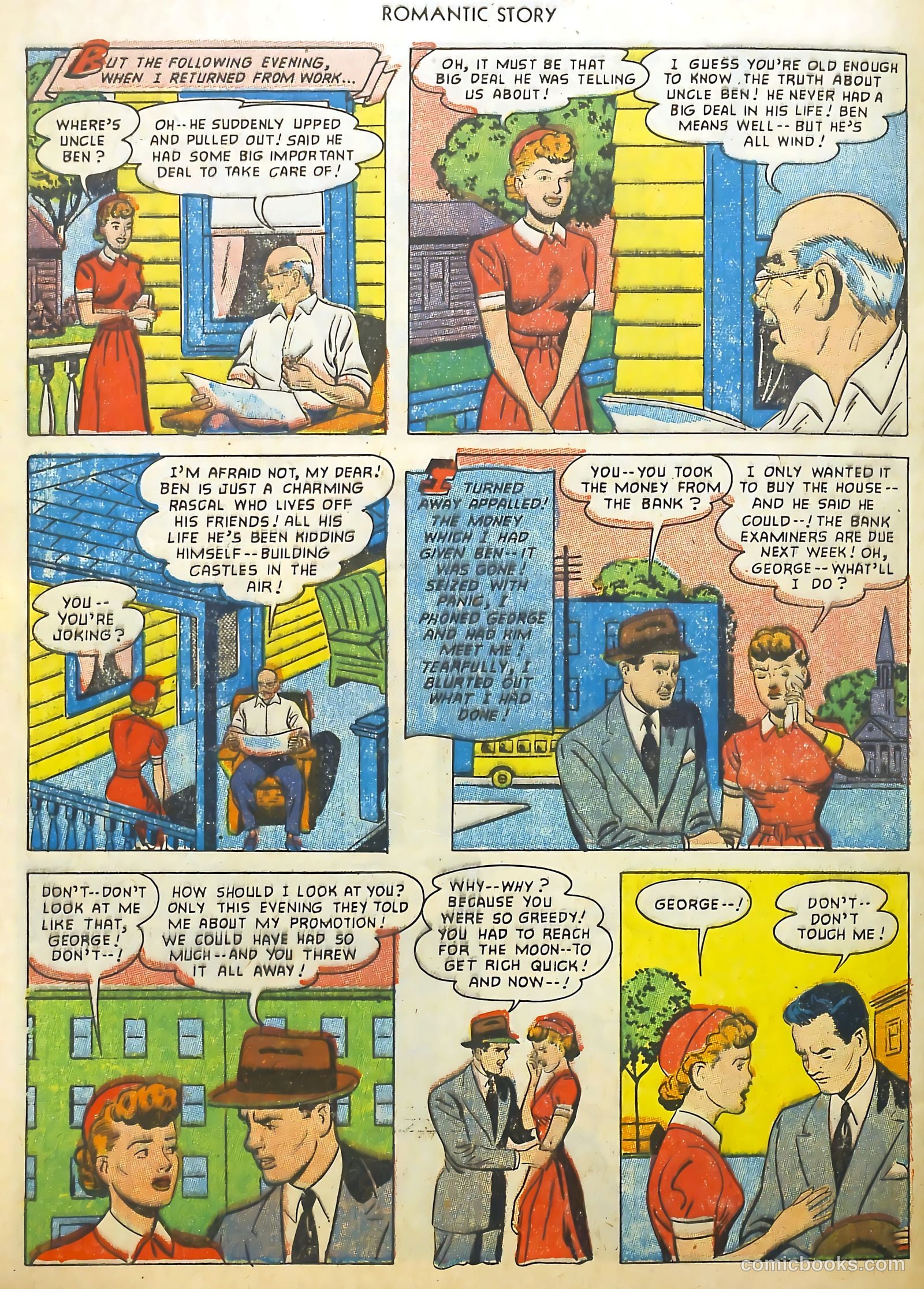 Romantic Story #21 (1953) — page 32 of 36