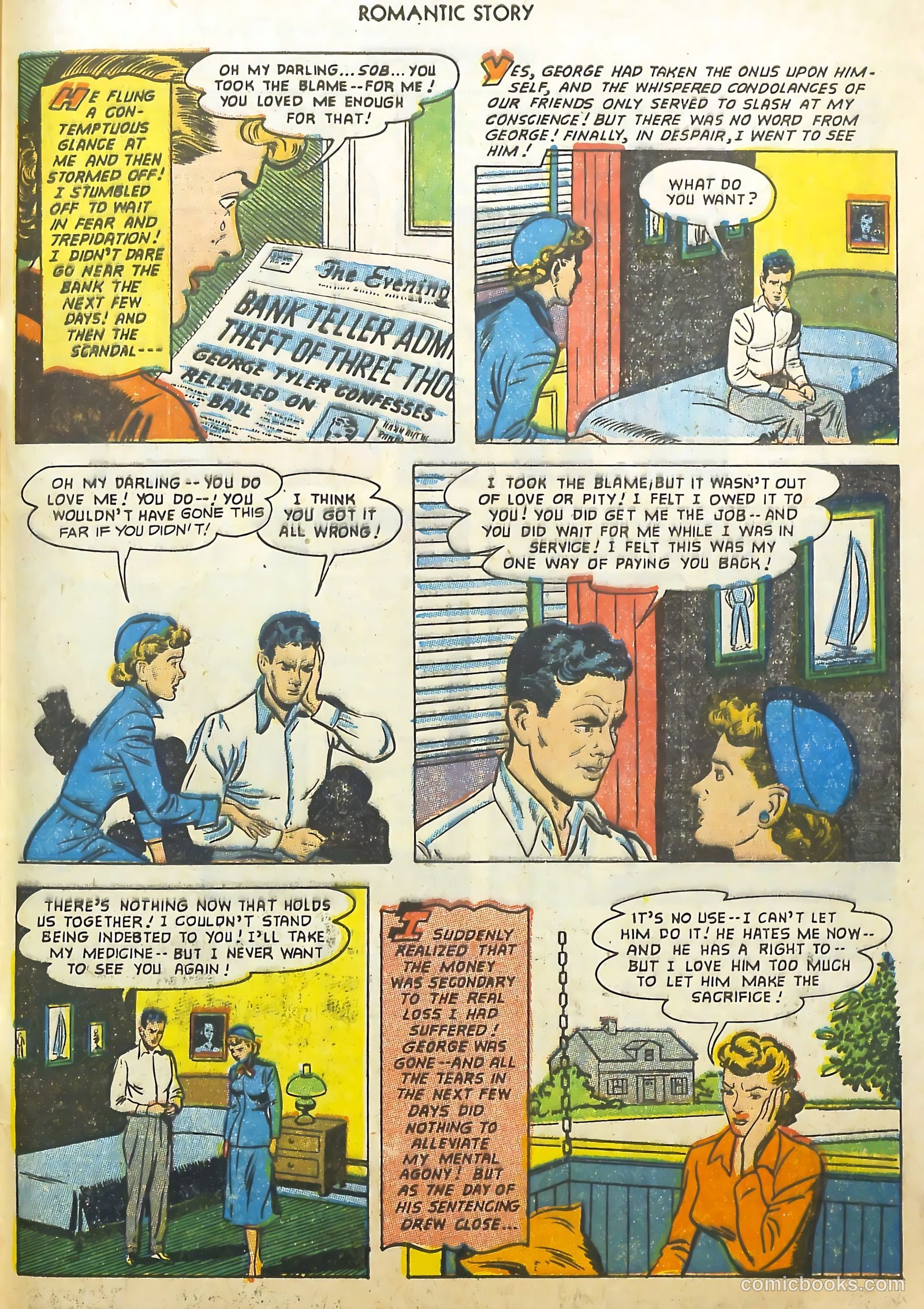 Romantic Story #21 (1953) — page 33 of 36