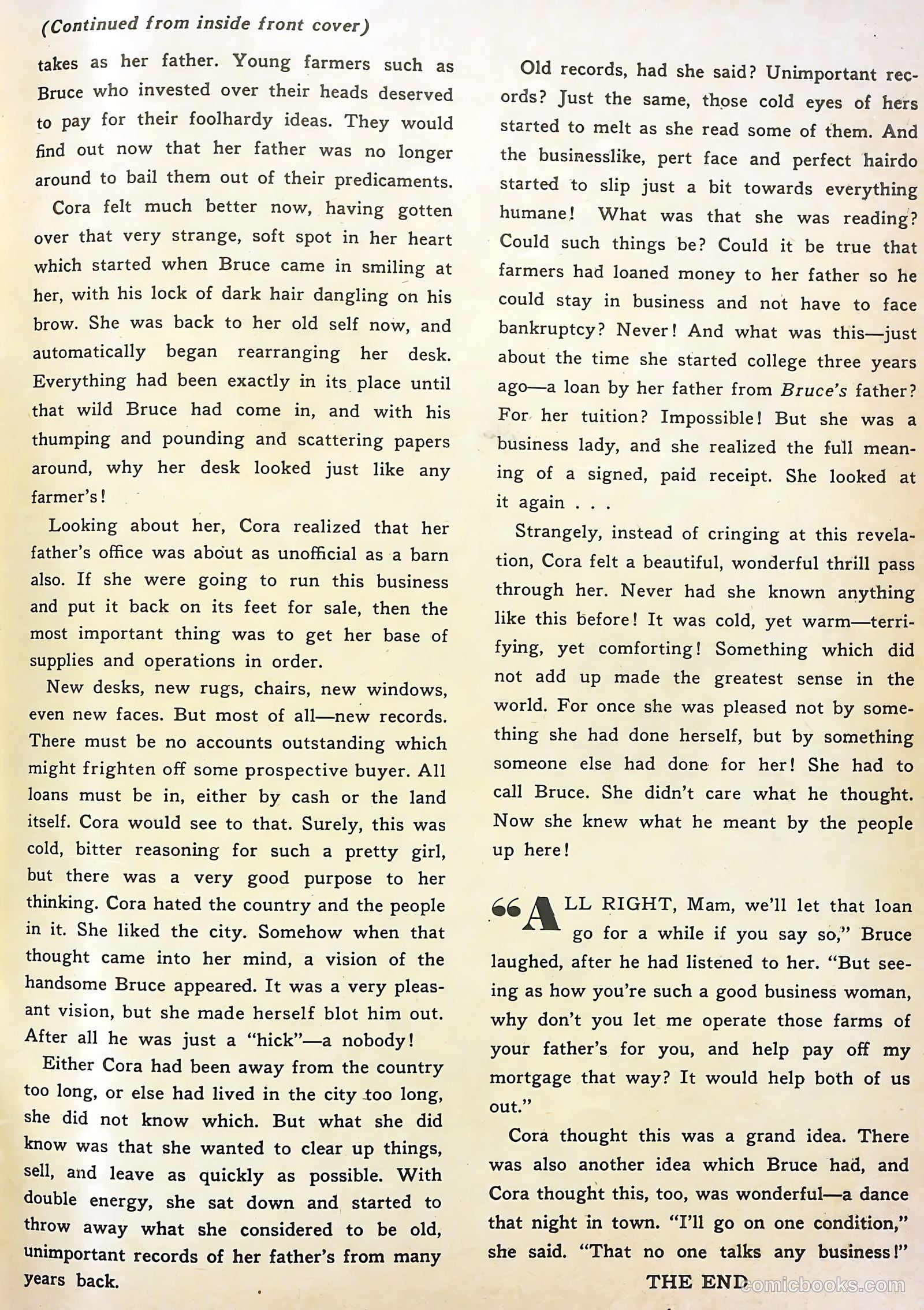 Romantic Story #21 (1953) — page 35 of 36