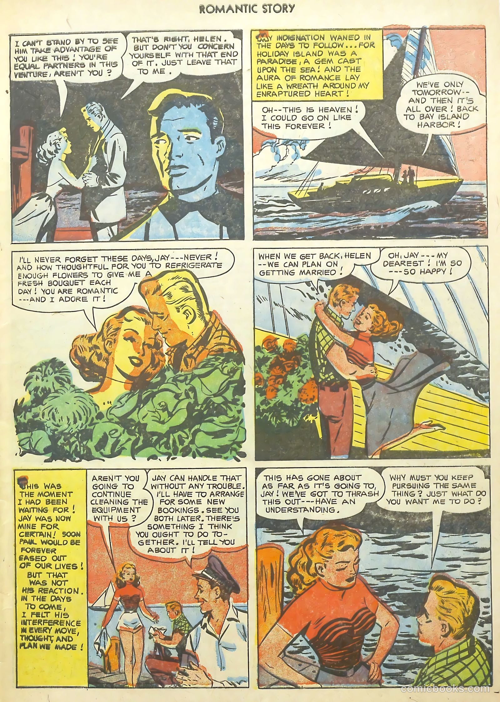 Romantic Story #22 (1953) — page 7 of 36