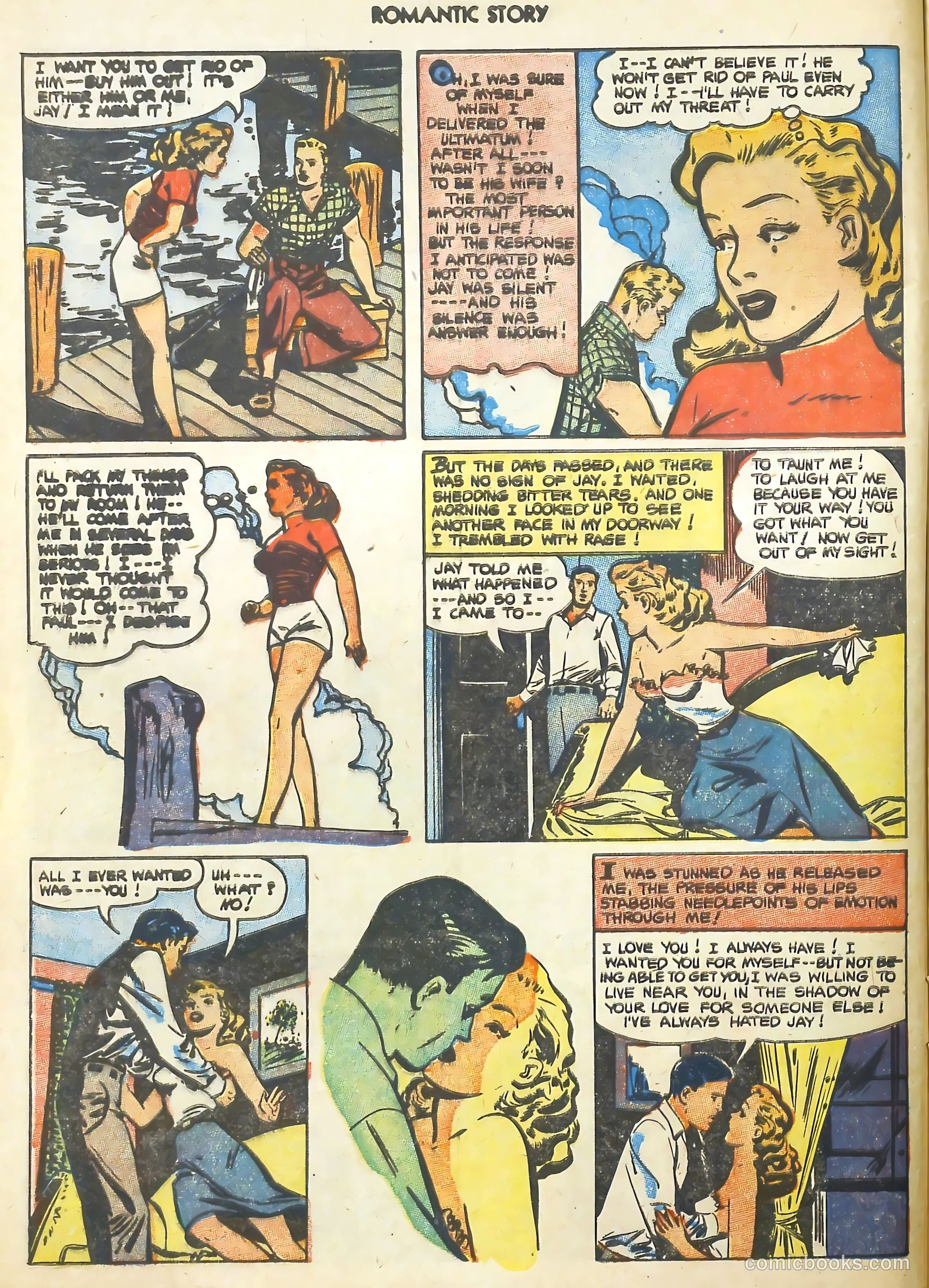 Romantic Story #22 (1953) — page 8 of 36