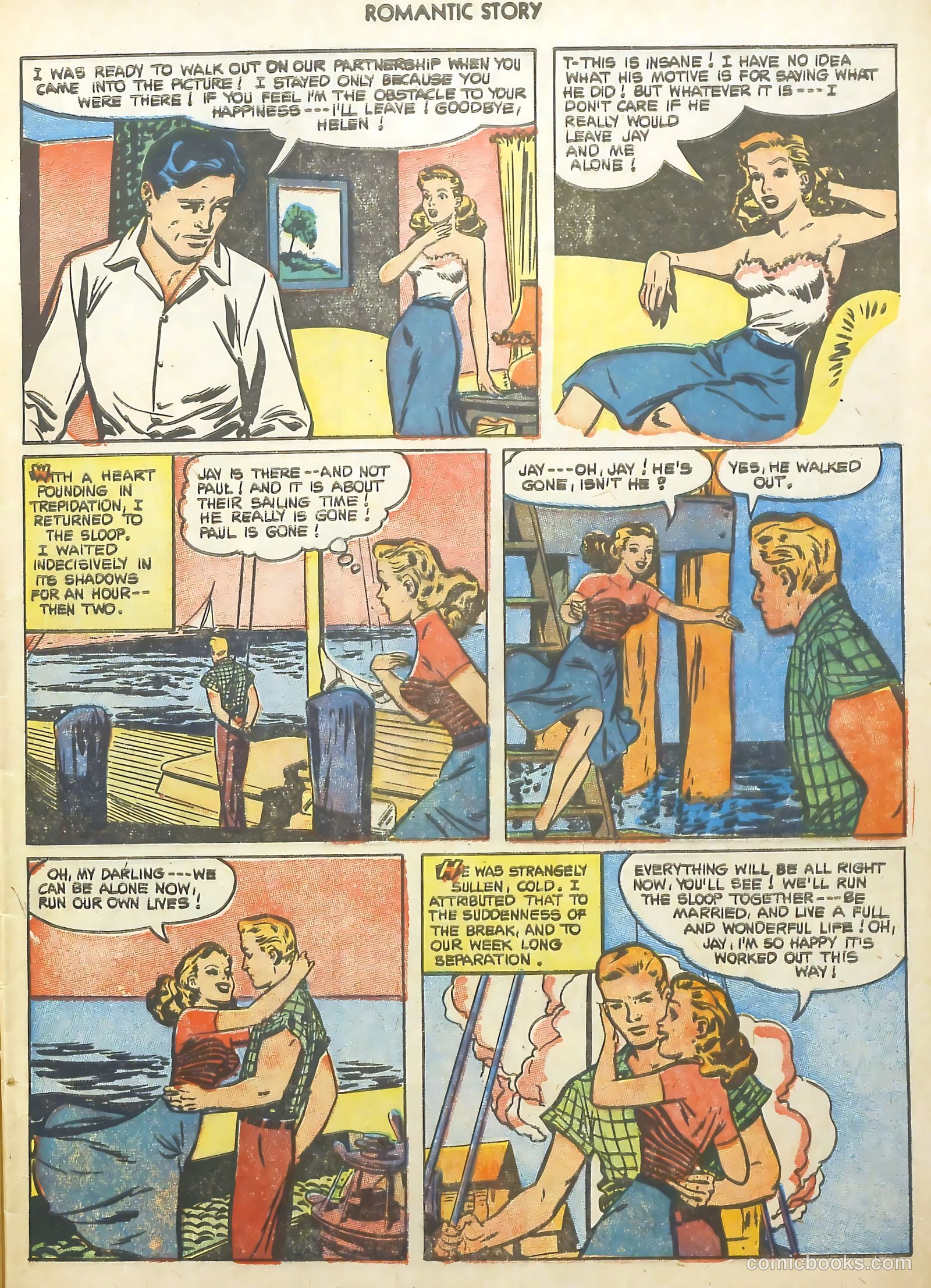 Romantic Story #22 (1953) — page 9 of 36