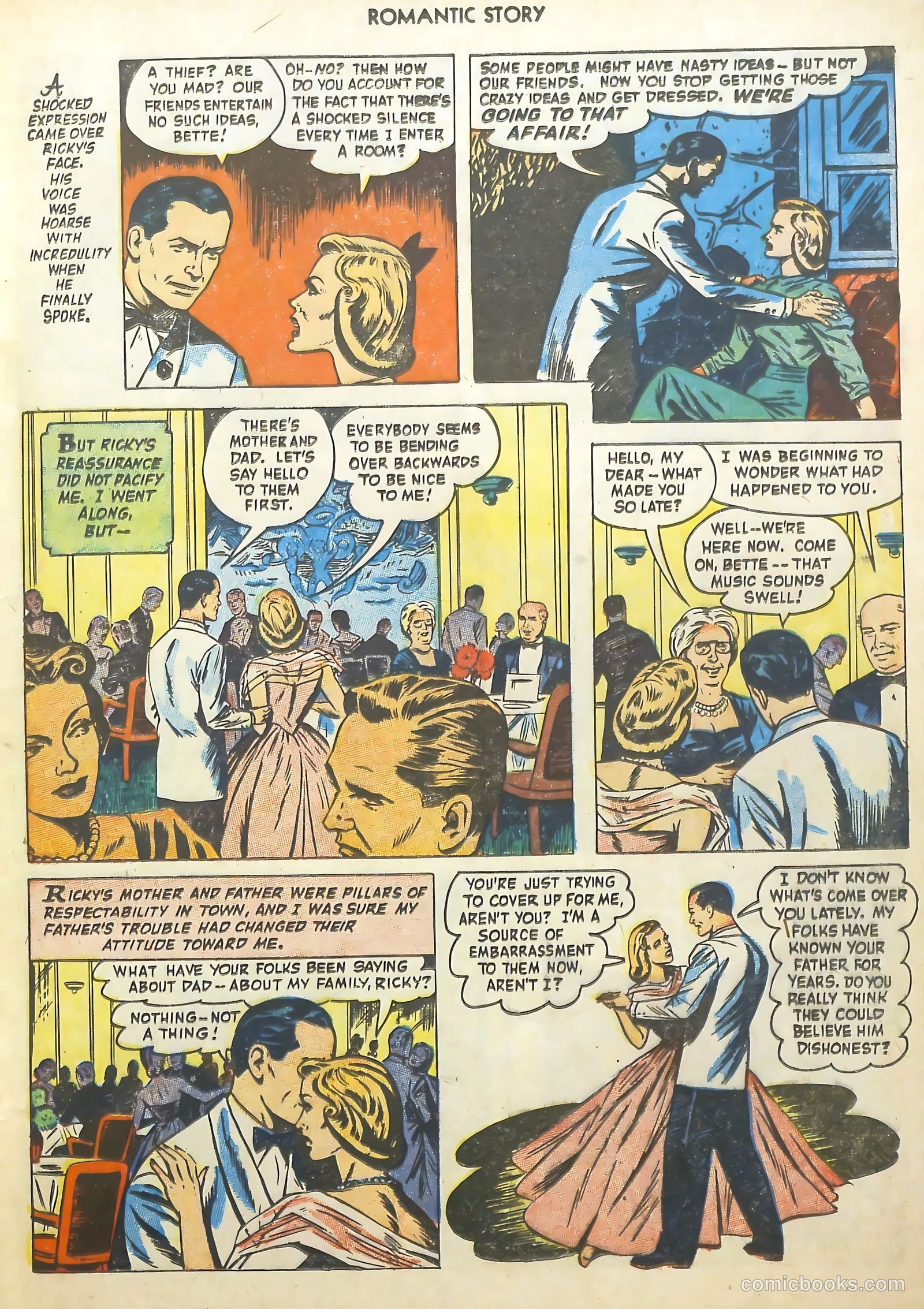 Romantic Story #22 (1953) — page 17 of 36