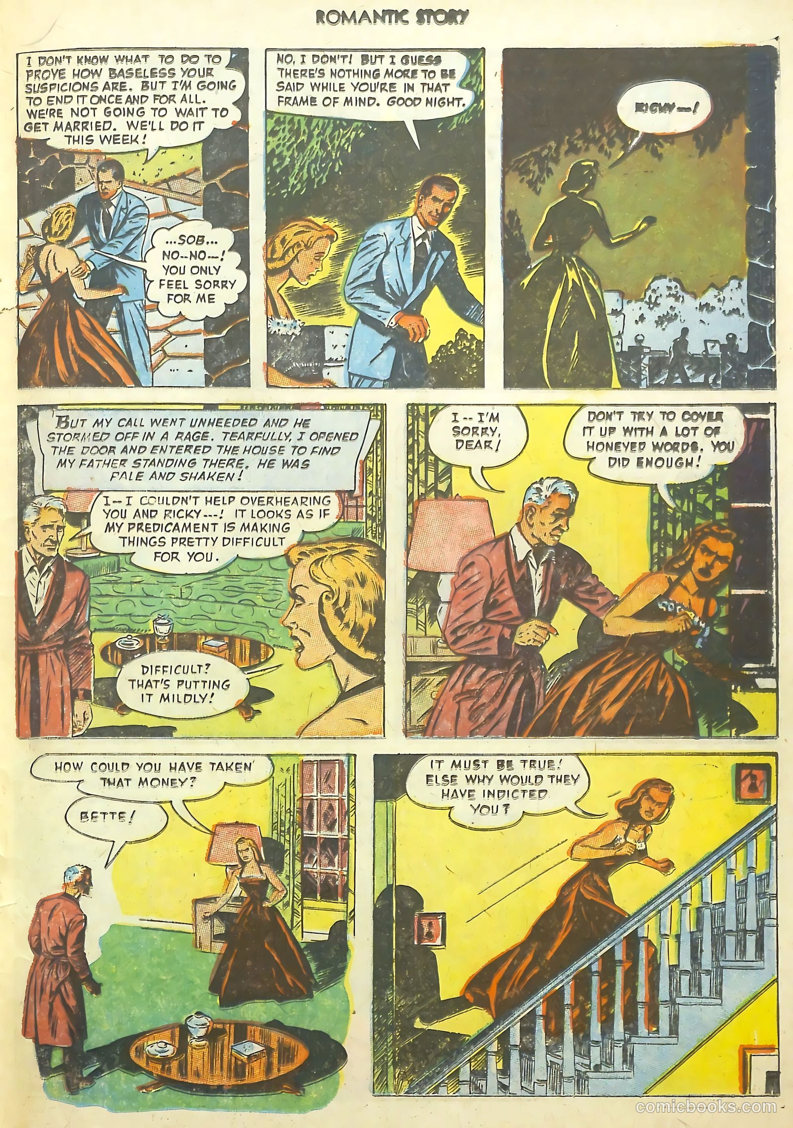 Romantic Story #22 (1953) — page 19 of 36