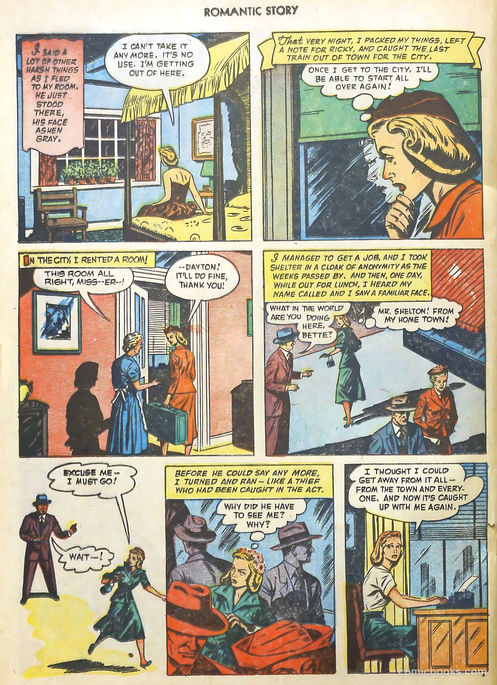 Romantic Story #22 (1953) — page 20 of 36