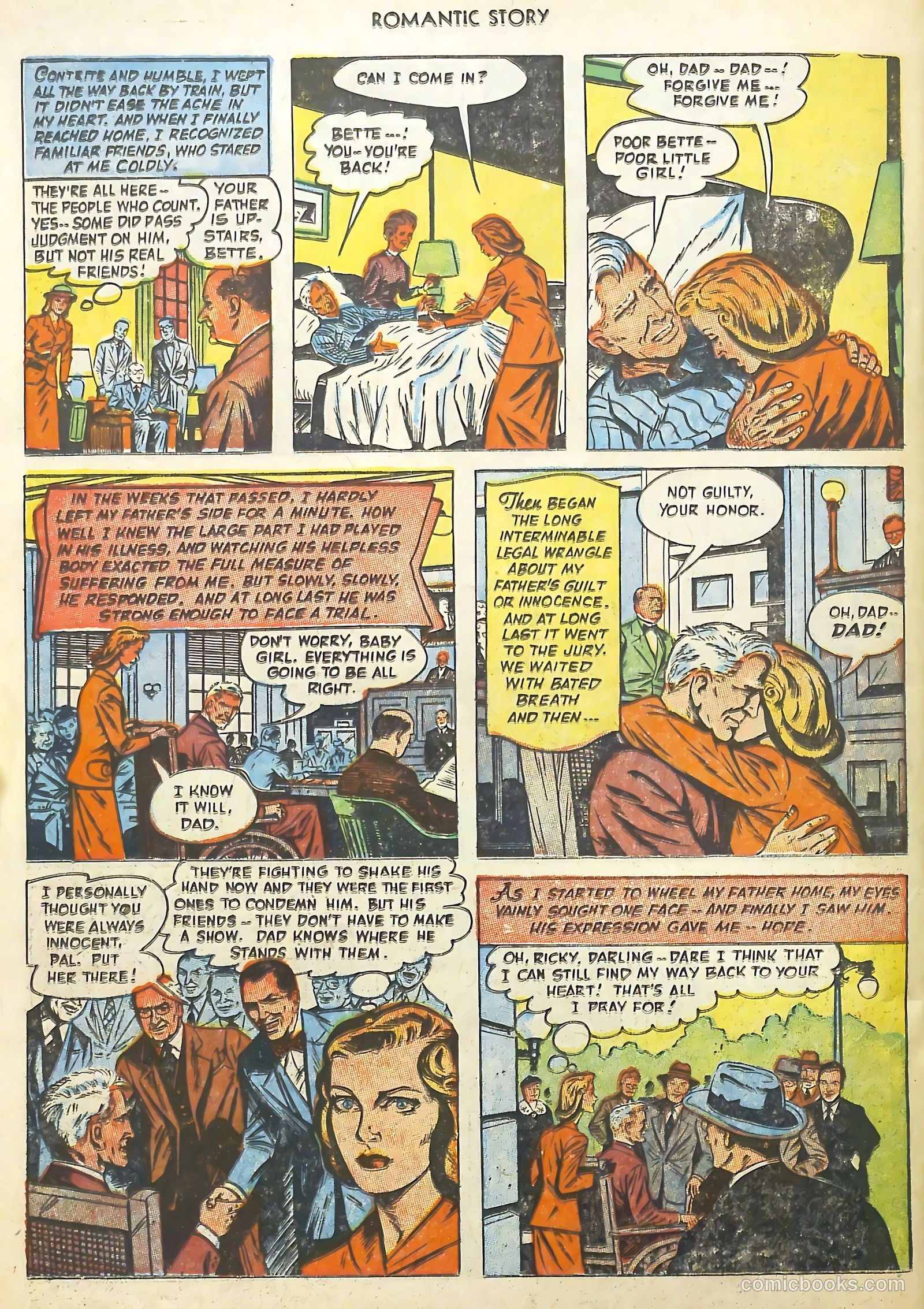 Romantic Story #22 (1953) — page 22 of 36
