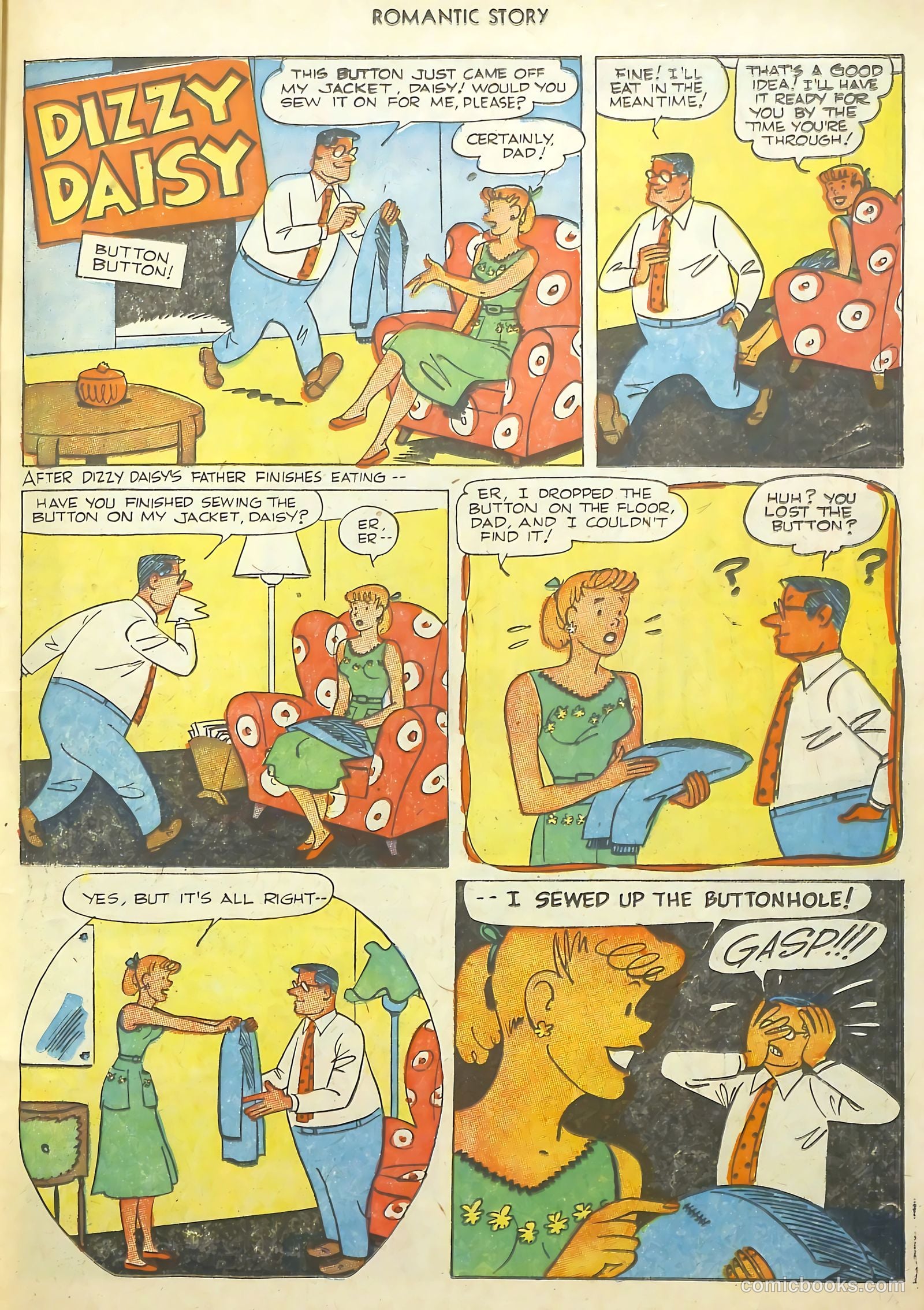 Romantic Story #22 (1953) — page 23 of 36