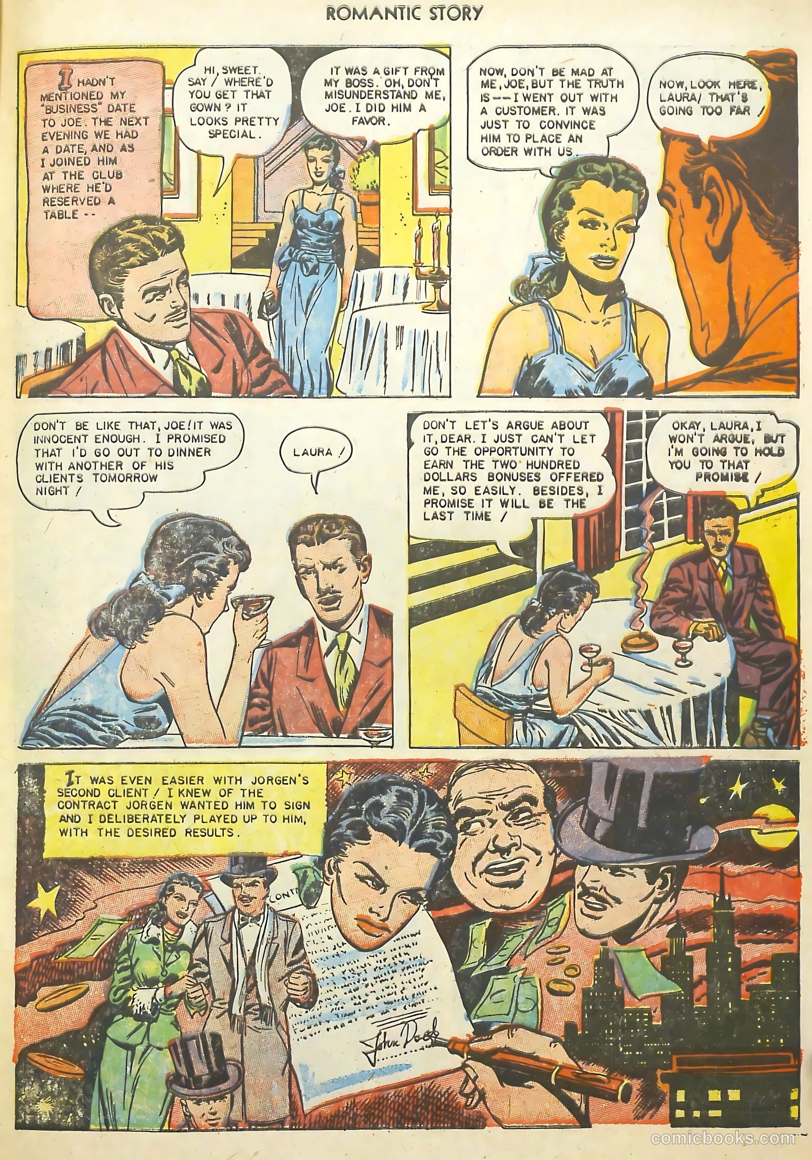 Romantic Story #22 (1953) — page 27 of 36