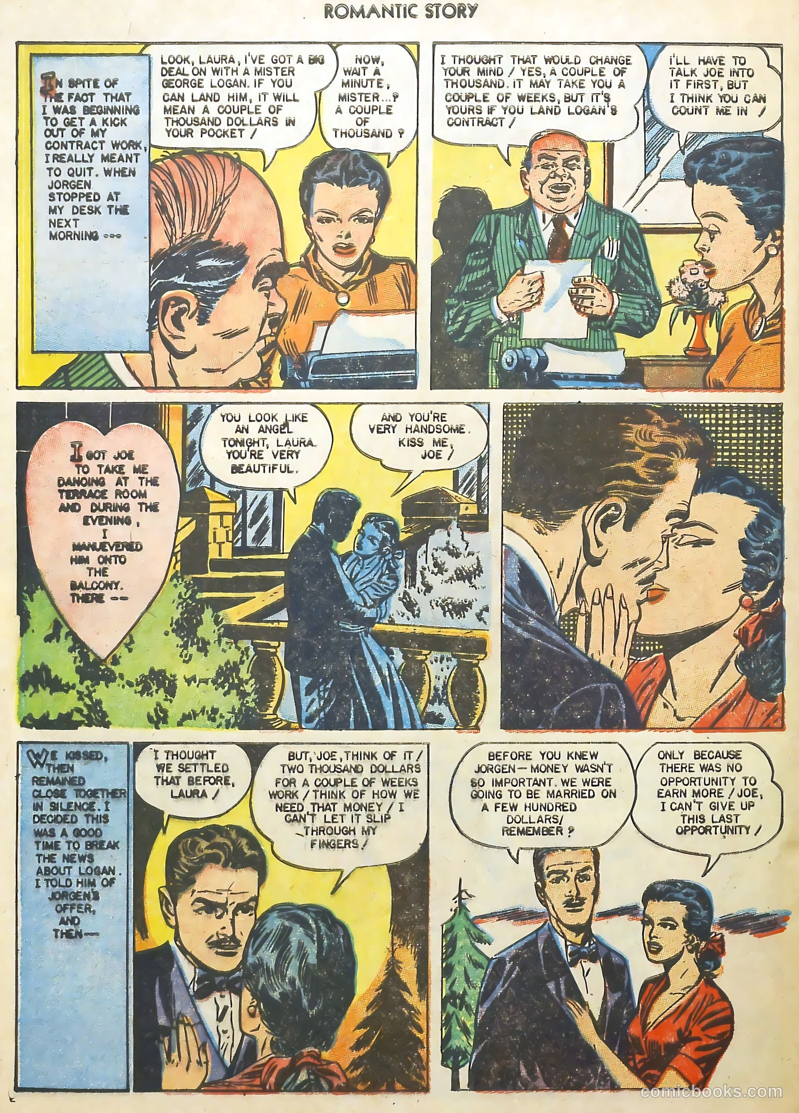 Romantic Story #22 (1953) — page 28 of 36