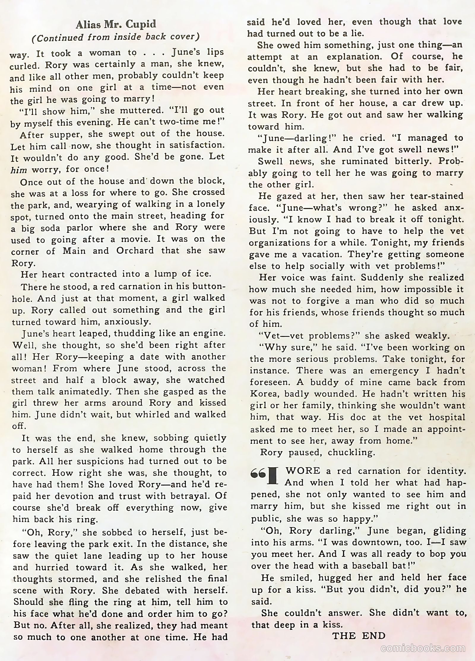 Romantic Story #22 (1953) — page 35 of 36