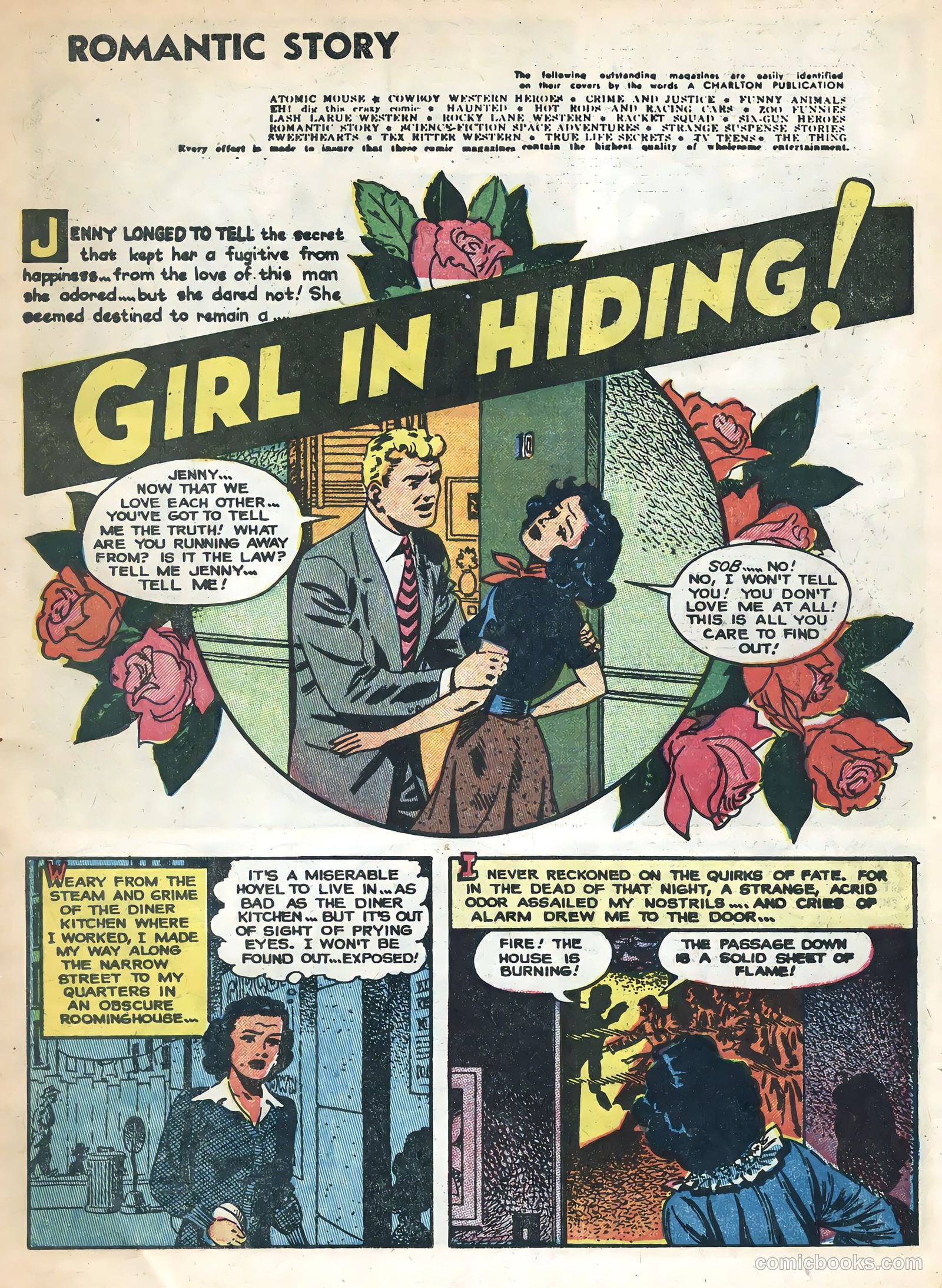 Romantic Story #23 (1954) — page 3 of 36