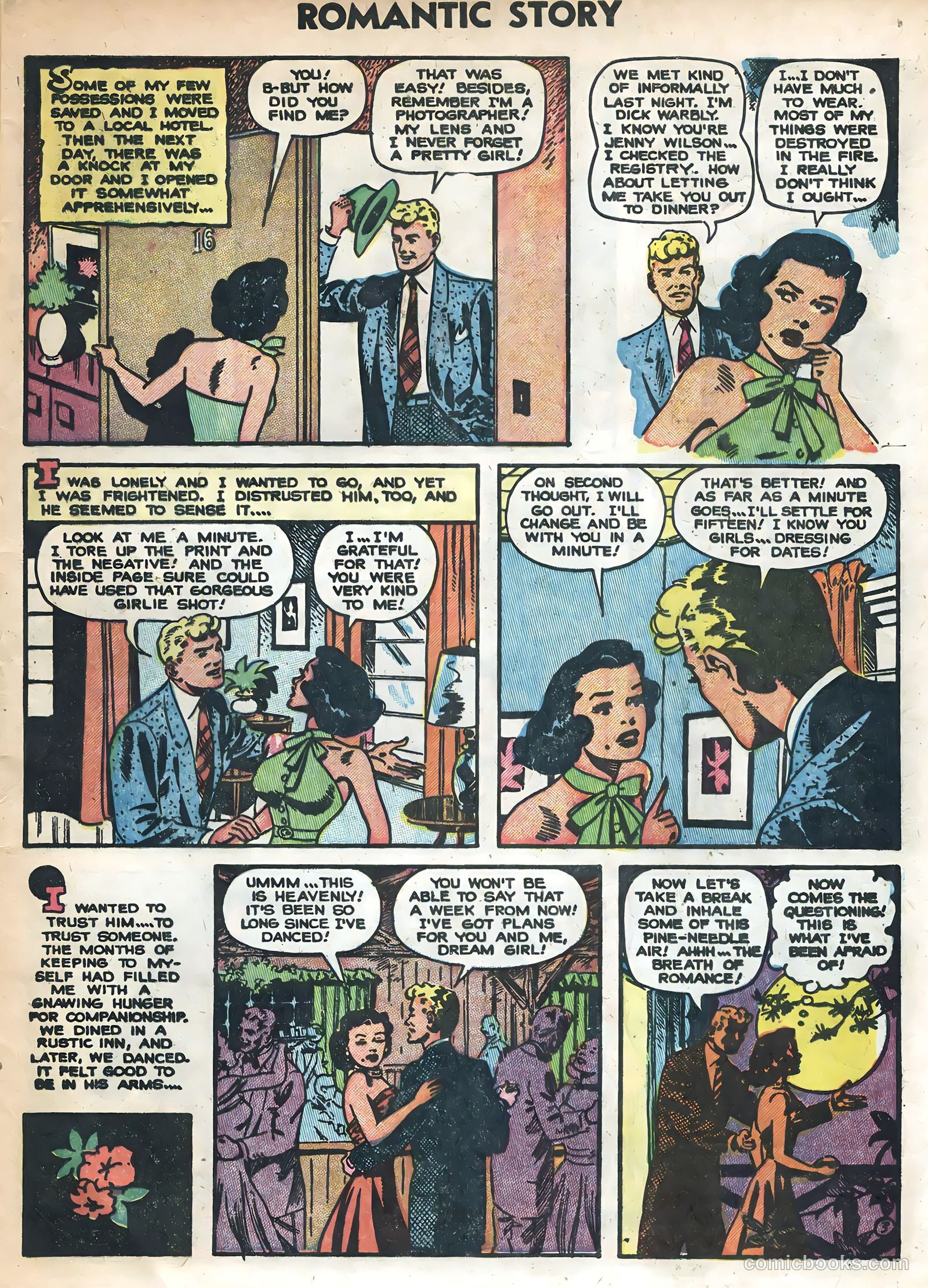 Romantic Story #23 (1954) — page 5 of 36