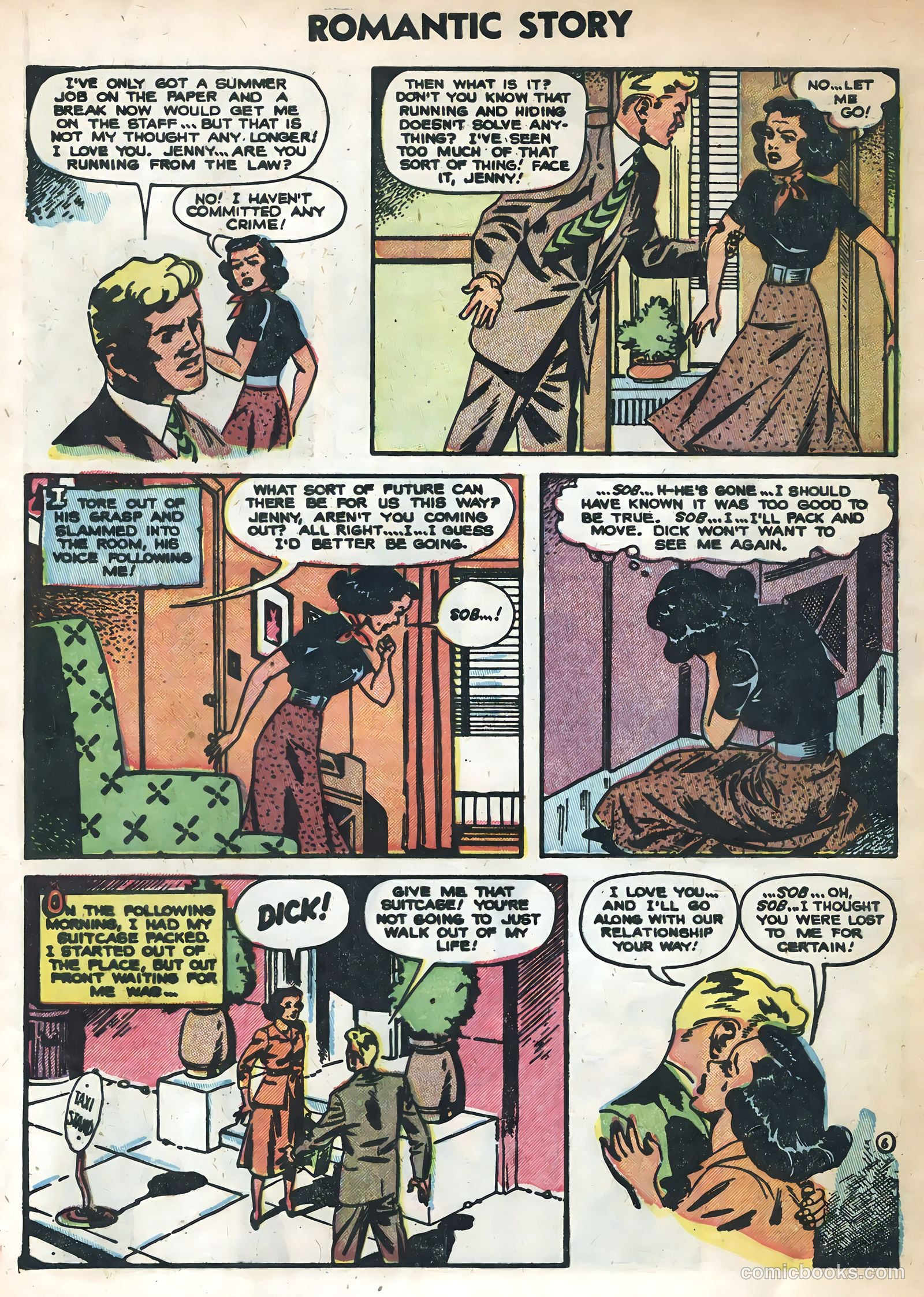 Romantic Story #23 (1954) — page 8 of 36
