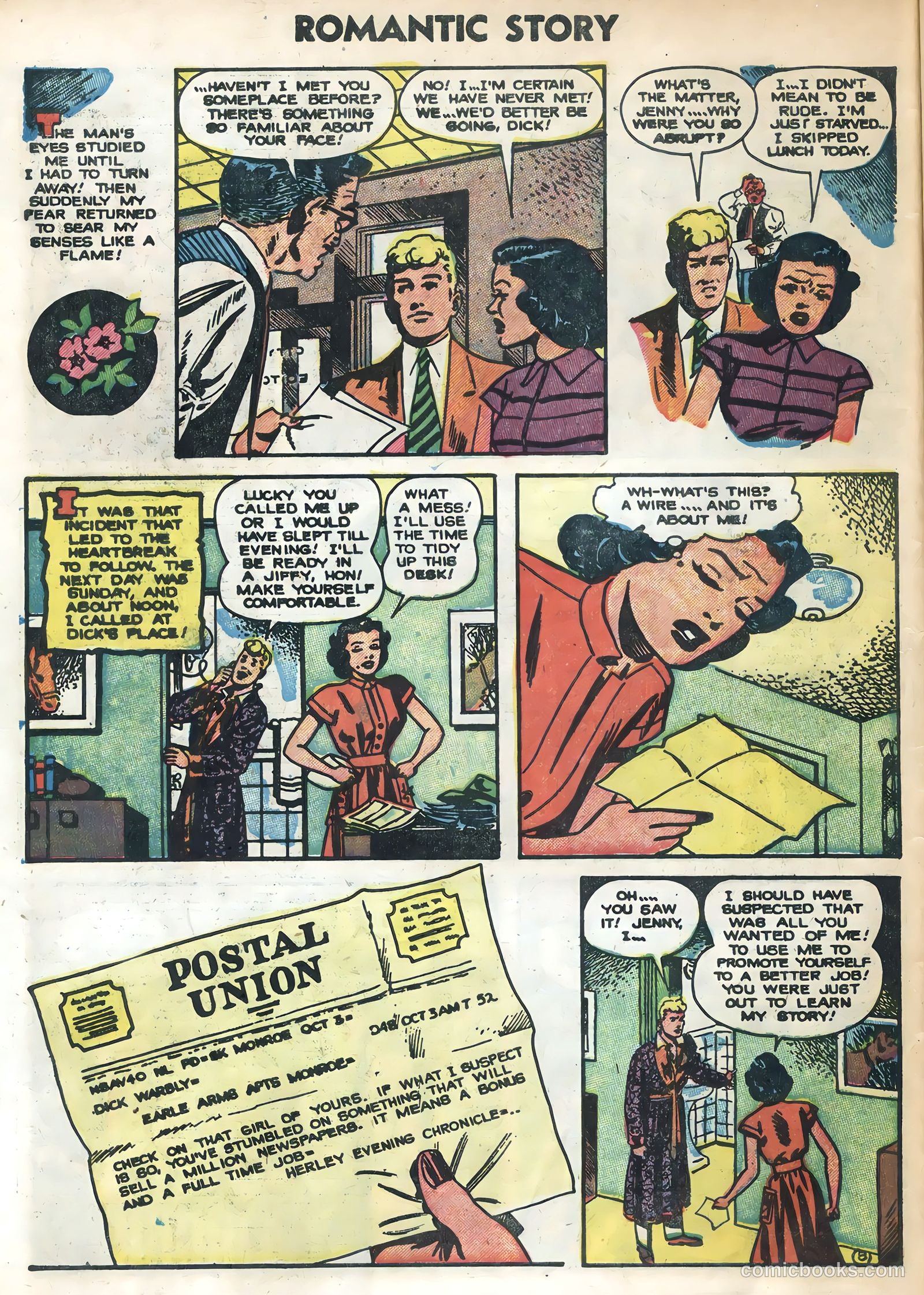 Romantic Story #23 (1954) — page 10 of 36