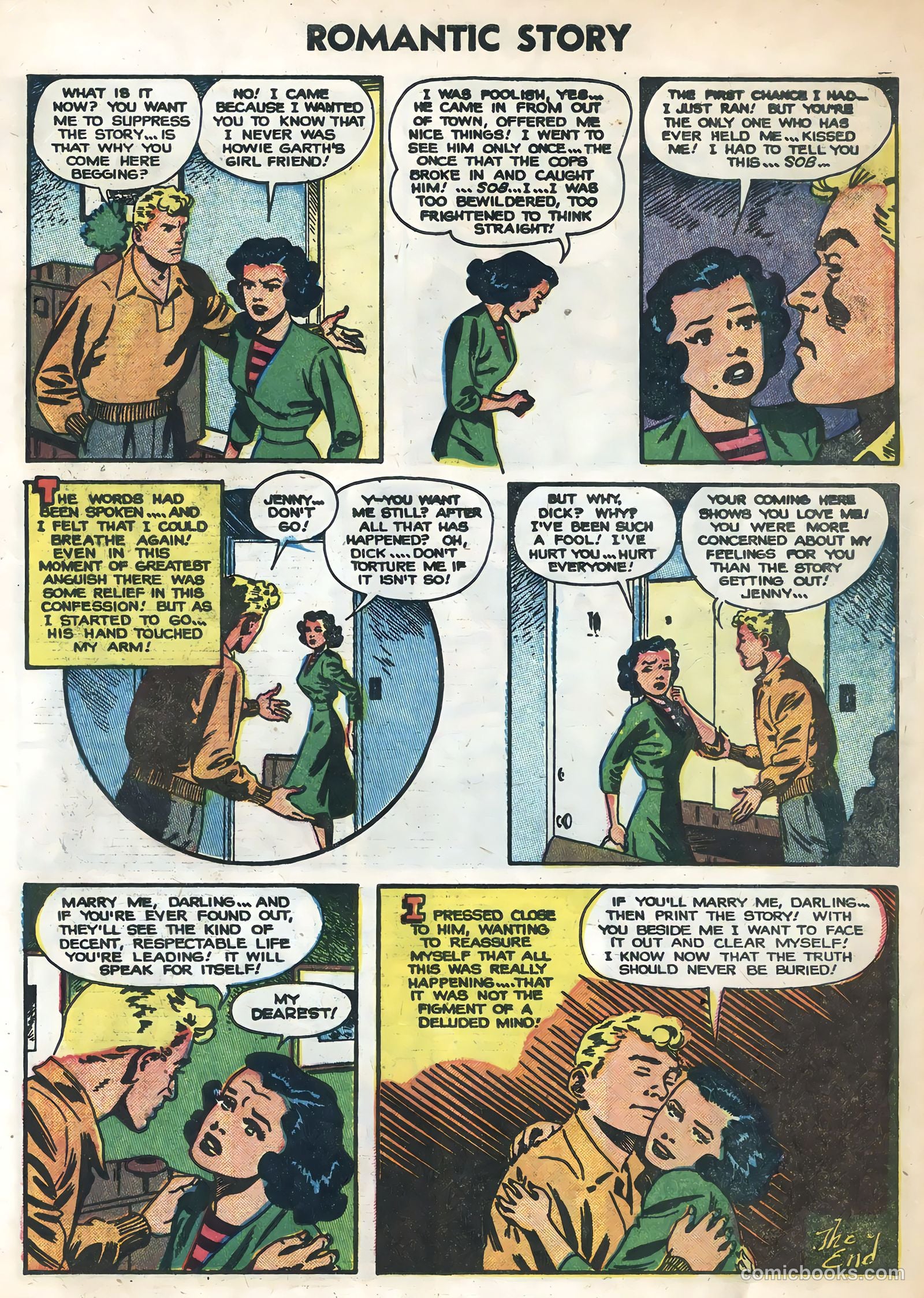 Romantic Story #23 (1954) — page 14 of 36