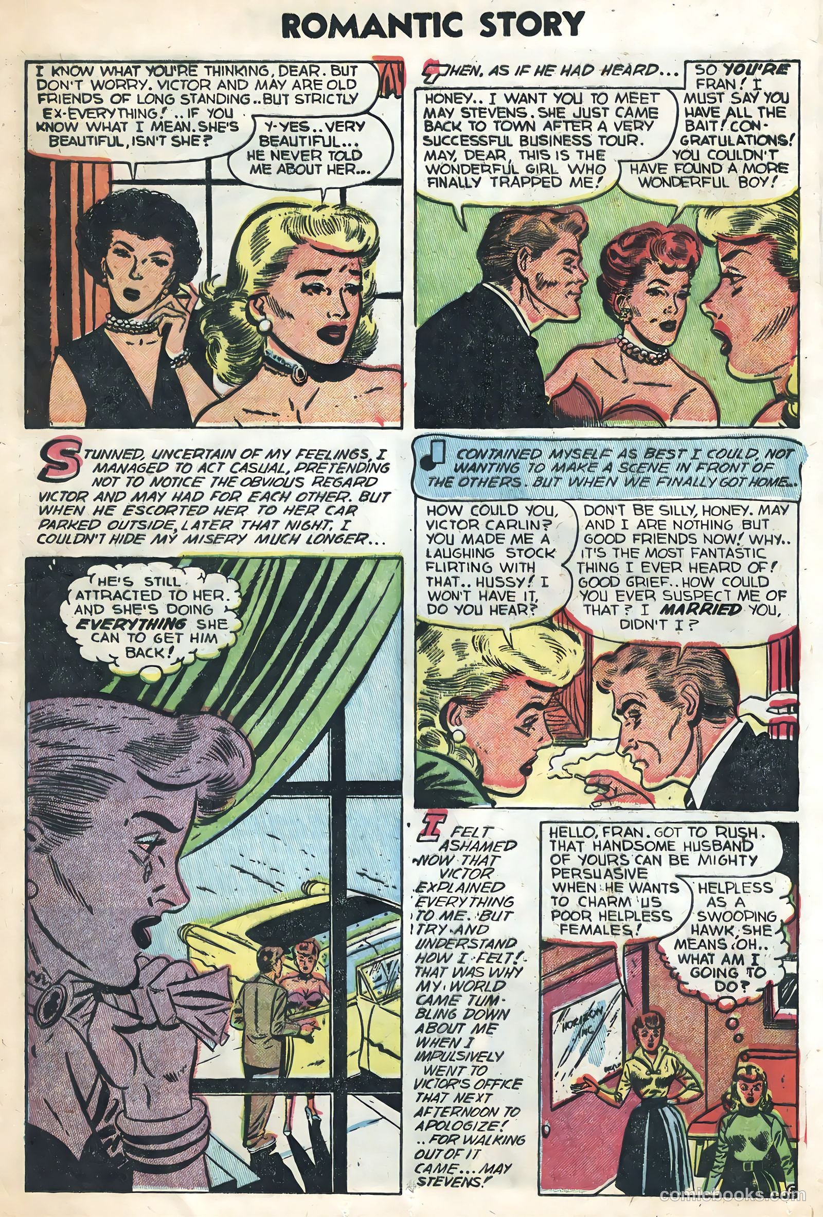 Romantic Story #23 (1954) — page 17 of 36