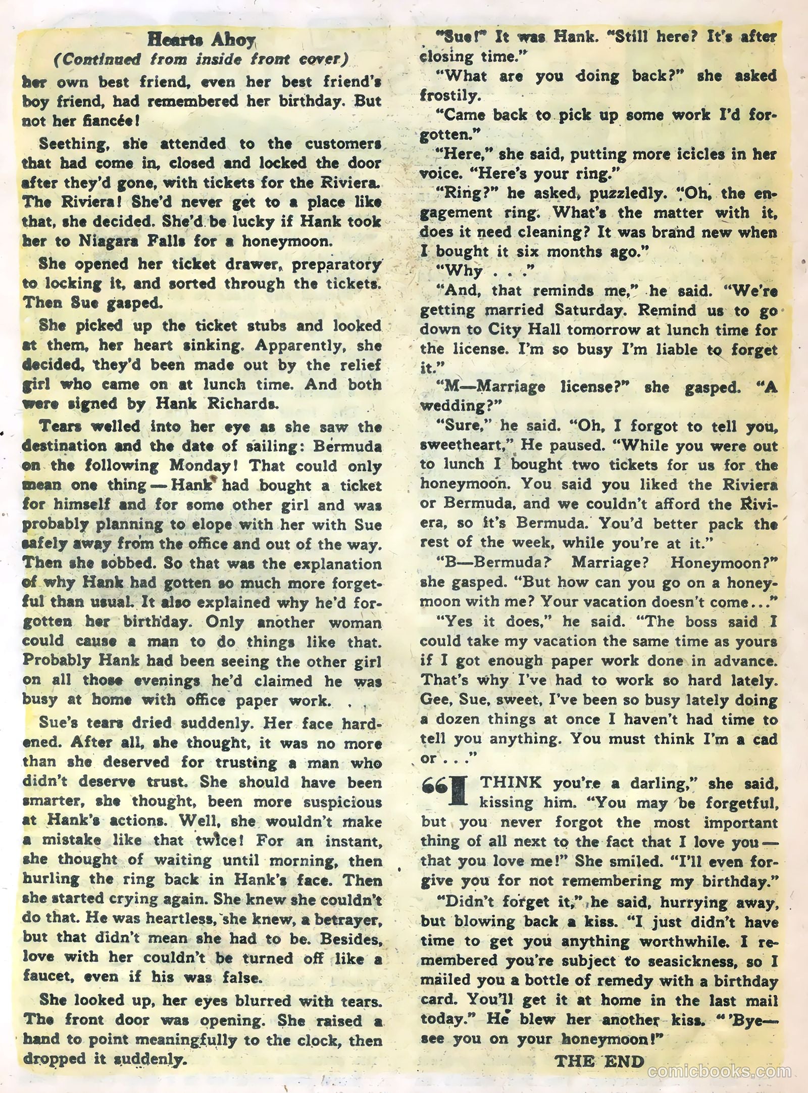 Romantic Story #23 (1954) — page 22 of 36
