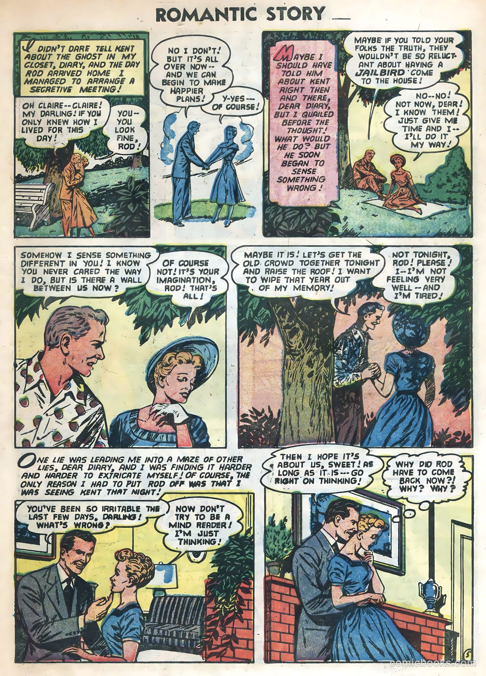 Romantic Story #23 (1954) — page 27 of 36