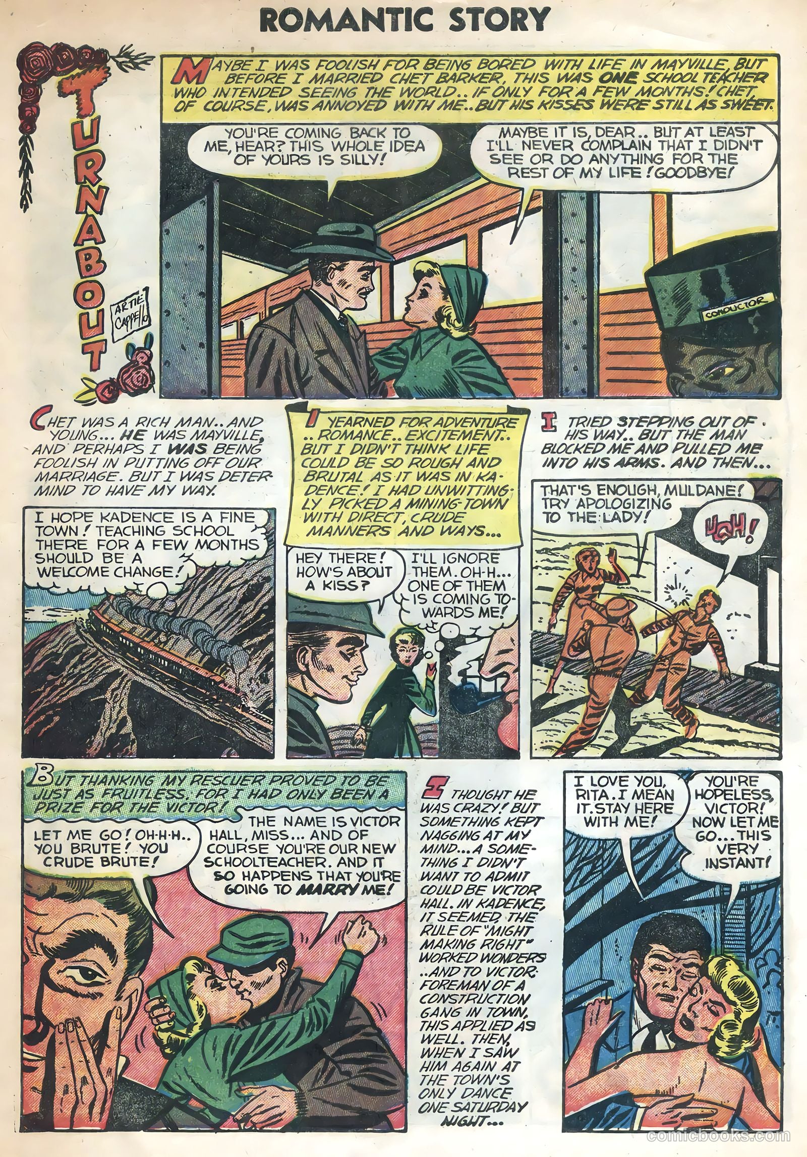 Romantic Story #23 (1954) — page 31 of 36