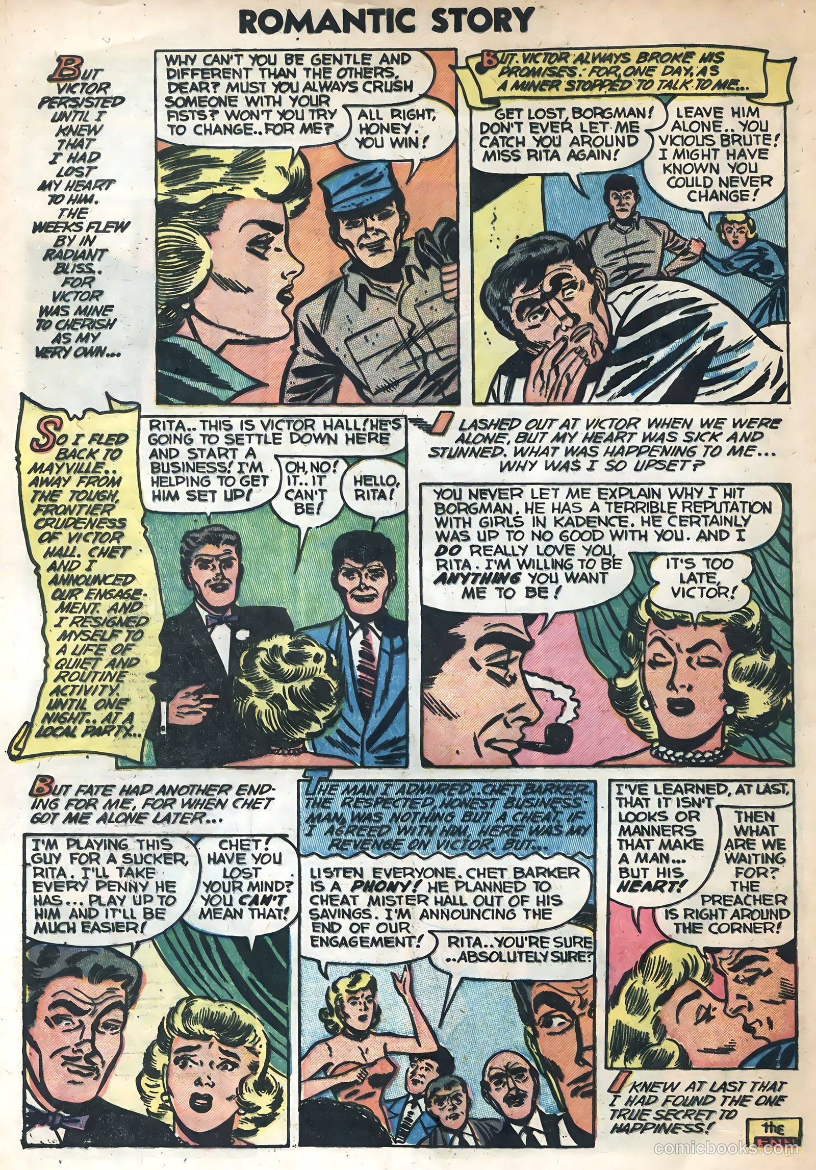 Romantic Story #23 (1954) — page 32 of 36