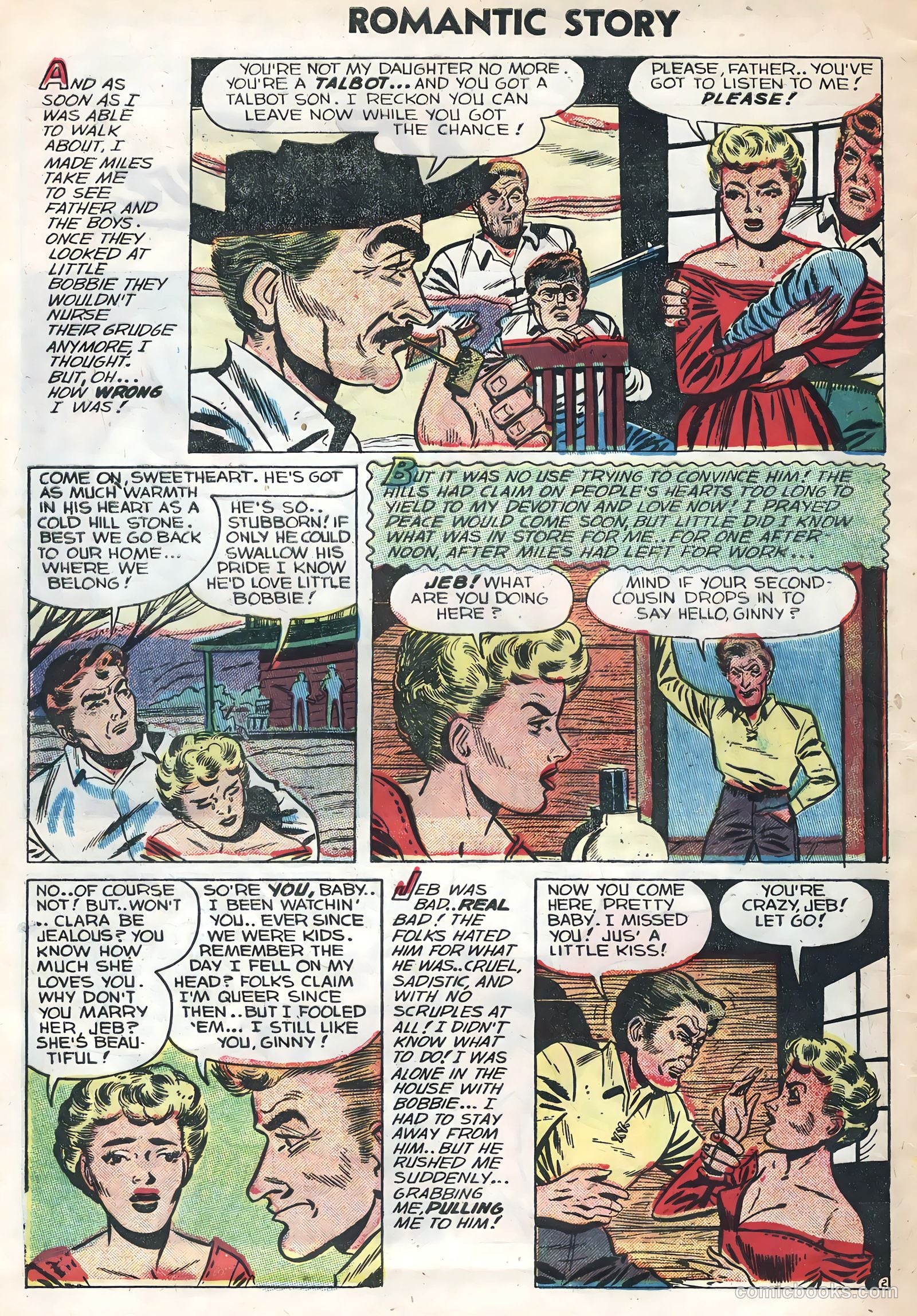 Romantic Story #24 (1954) — page 4 of 36